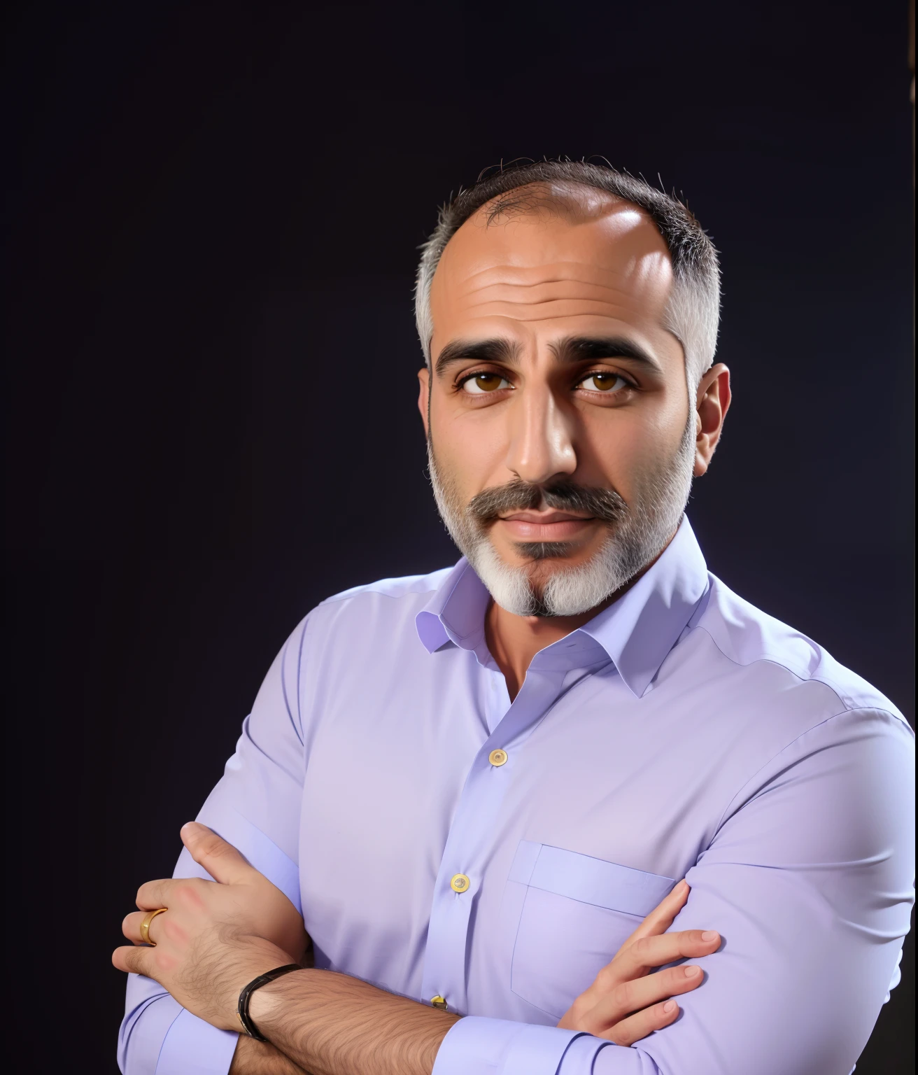 Homem com barba e camisa branca posando para foto, Sam Nassour, Farid Ghanbari, Hicham Habchi, david rios ferreira, ignacio fernandez rios, Ahmad Merheb, icaro carvalho, Alejandro Mirabal, Linha Yesilbas, Eytan Zana, Ted Nasmit, Emad Mostaque