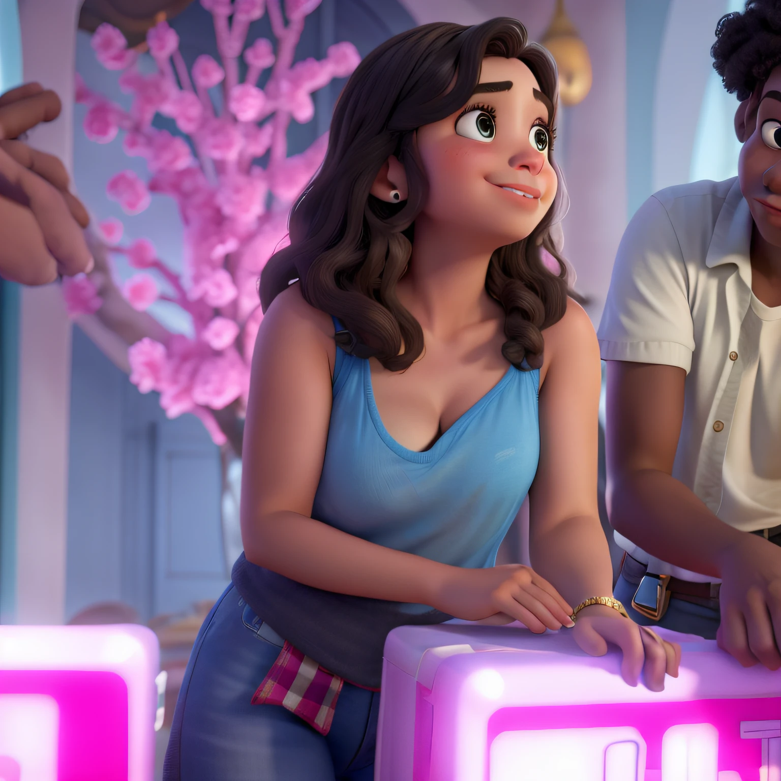 Uma menina Disney pixa , de melhor qualidade