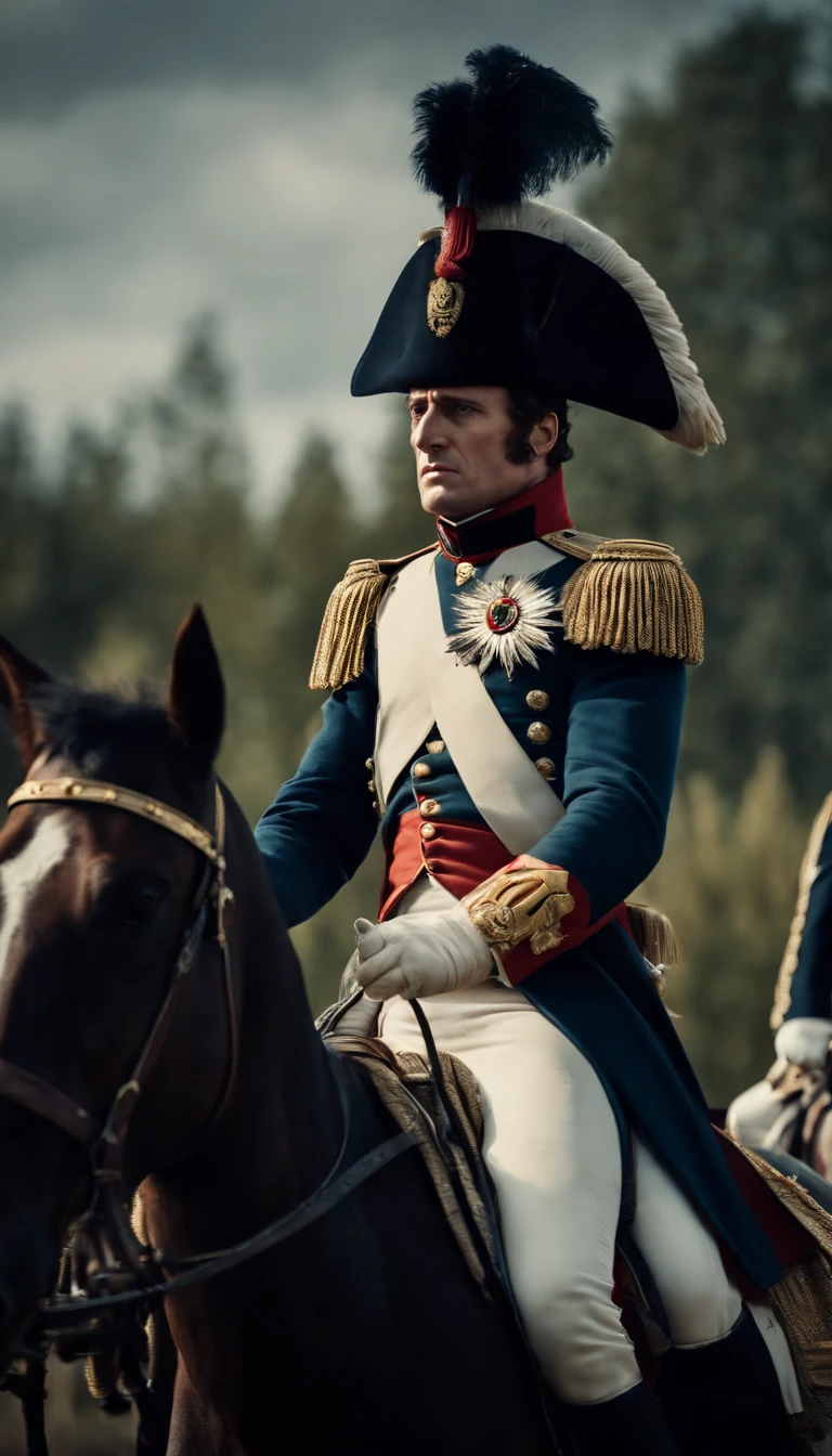napoleon bonaparte leading his army againts Rusia