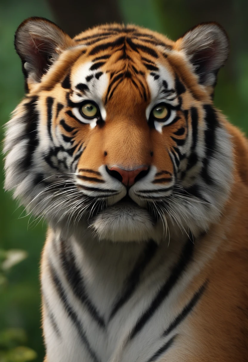 (master part), (best quality), (ultra-detalhado), (corpo inteiroesbian:1.2), super fofo, por Pixar, Baby tiger, grandes olhos brilhantes, Felpudo, sorrir, Delicado e fino, Contos de fadas, Incredible high details, Estilo Pixar, paleta de cores brilhantes, luz natural, rendering by octane, trending on artstationh, gorgeous, ultra-grande angular, 8k, disco Rigido, Realistic