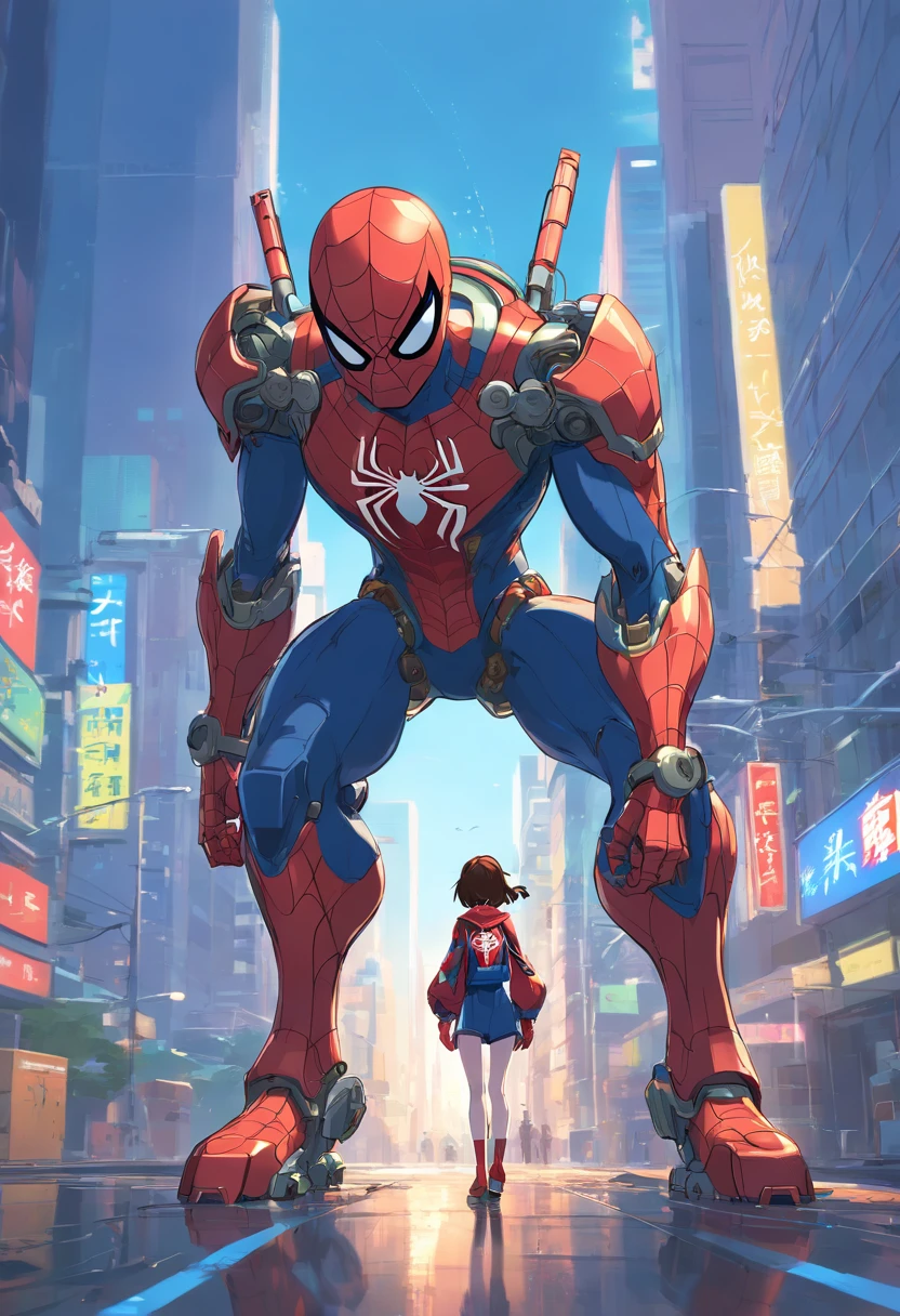 Spider man mech suit
