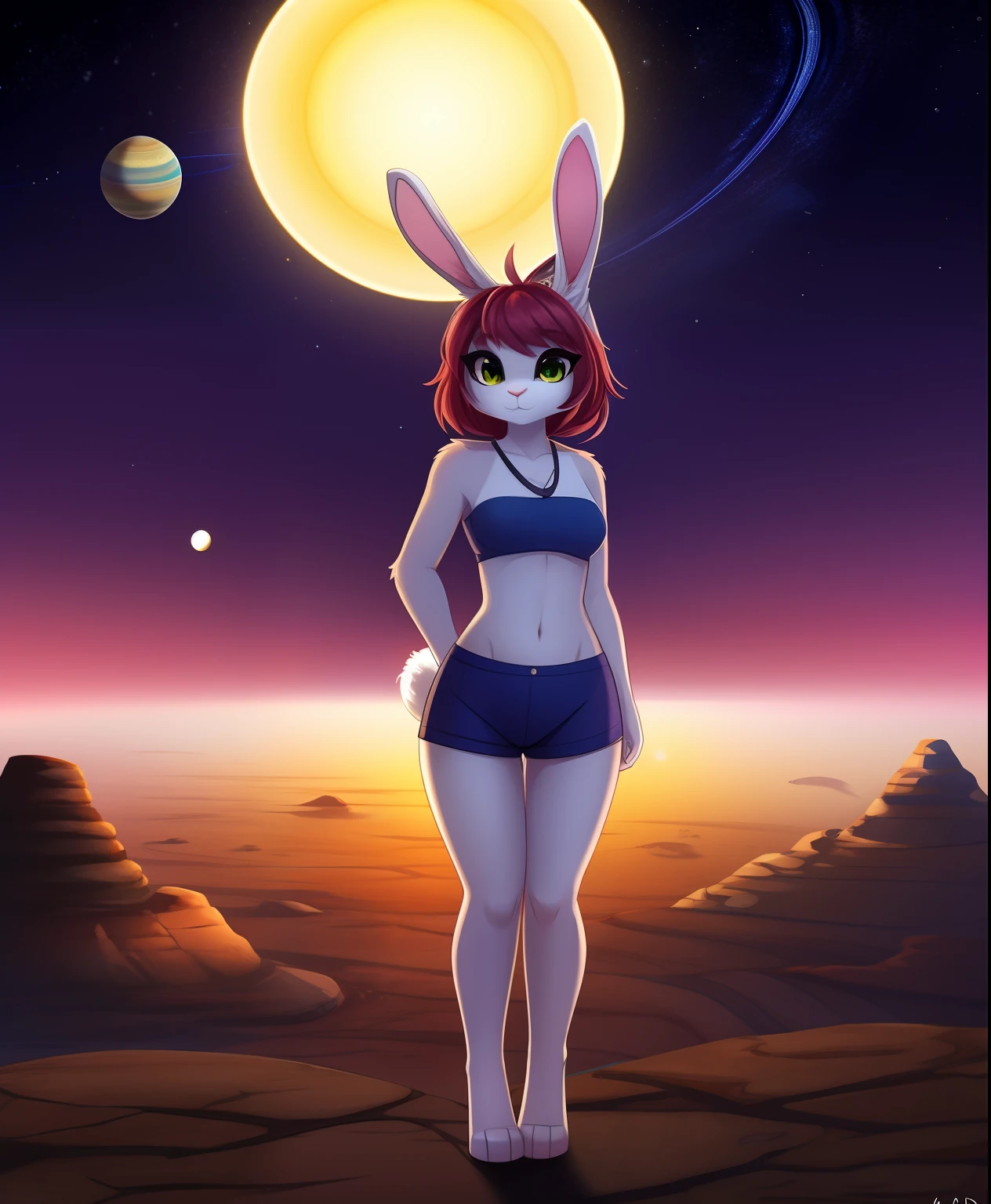 CarrotChan,bunny,white skin,completely ,looking up,moonlit night,full moon,full body,outdoors,(best quality,4k,8k,highres,masterpiece:1.2),ultra-detailed,sharp focus,soft lighting,moonlight blue tone, seductive pose, slim, small breast