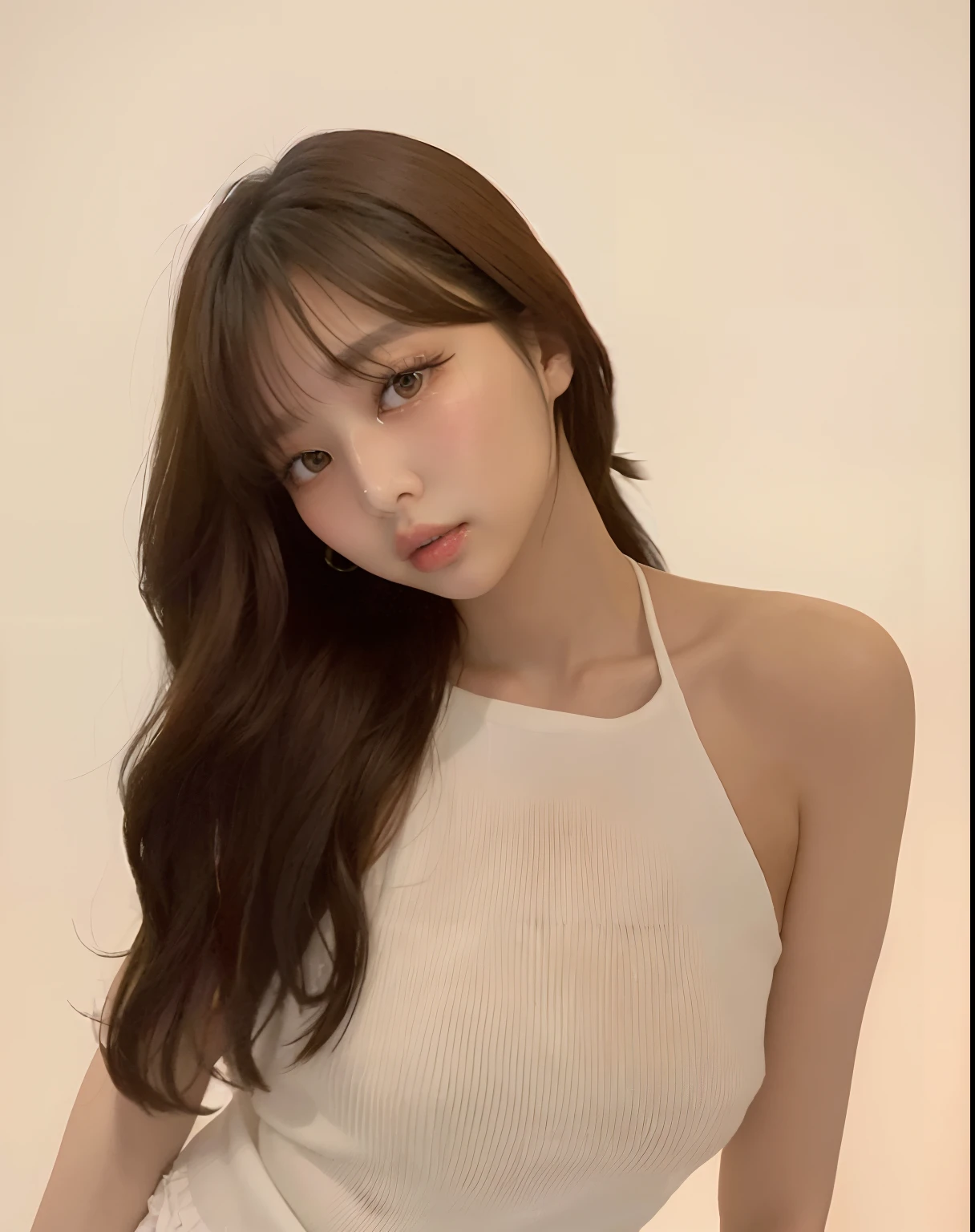 blackpink jennie, honey color hair