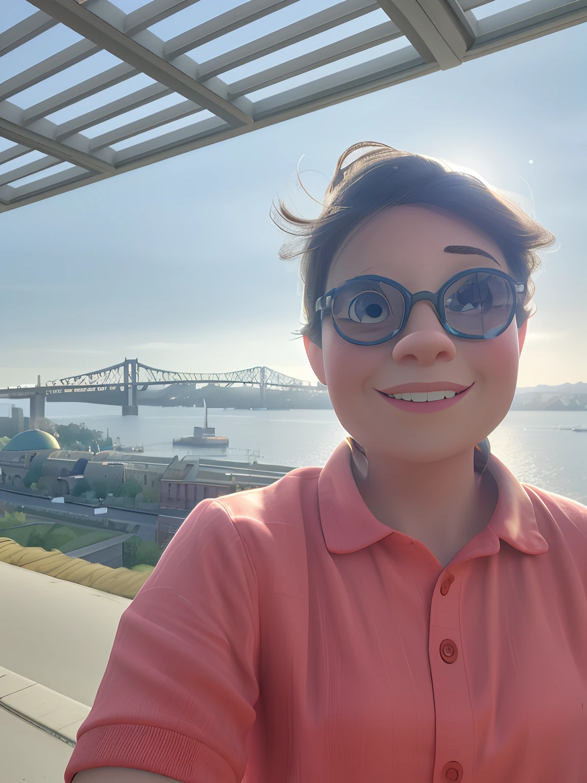 best quality, masterpiece, cinematic lighting, intricate, cinematic detailed realistic background, detailed face, full body, small breasts, realistic, ligne claire, , , 1girl jogging, cityscape, night, tied shirt, looking at viewer, tattoo, model pose, open cardigan, ringed yellow eyes, streetlight, lamppost, yoga pants, split-color hair, glasses,, ,