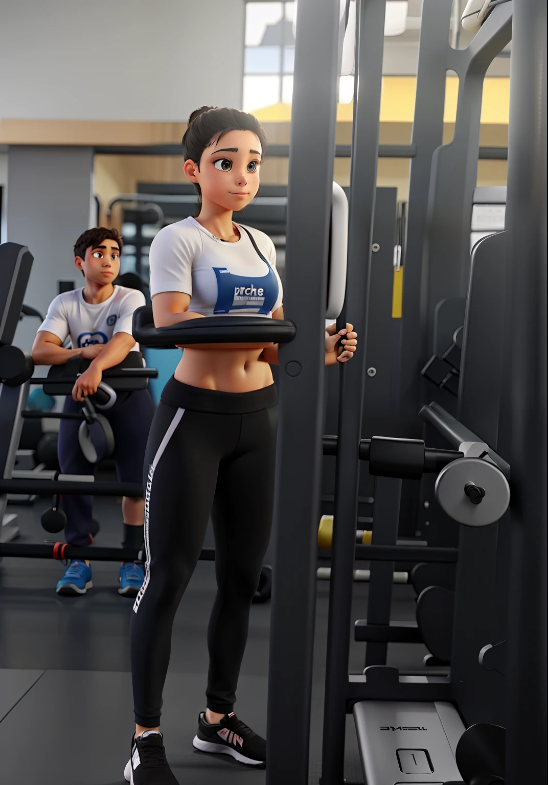 At gym