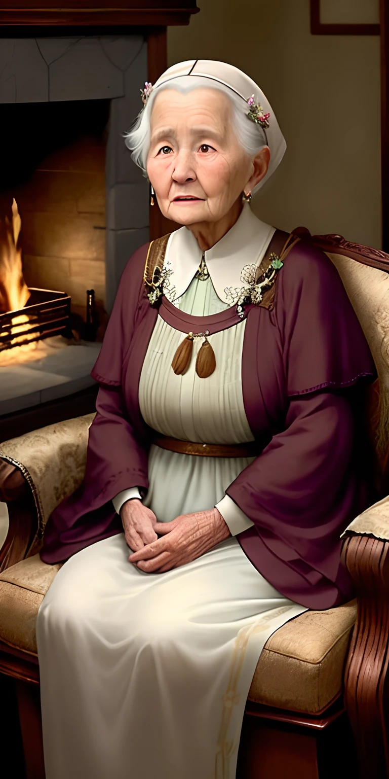 When Lily returned home, she could no longer contain her anxiety. She carefully opened the wooden box and revealed the radiant diamonds to her grandmother, who was sitting in her favorite armchair by the fireplace. The old woman's eyes, clouded with age, suddenly sparkled with recognition and surprise as she gazed at the precious stones.
“The magical diamonds of the forest,” her grandmother whispered in awe, her voice shaking with emotion. "I never thought I'd see them in my life."