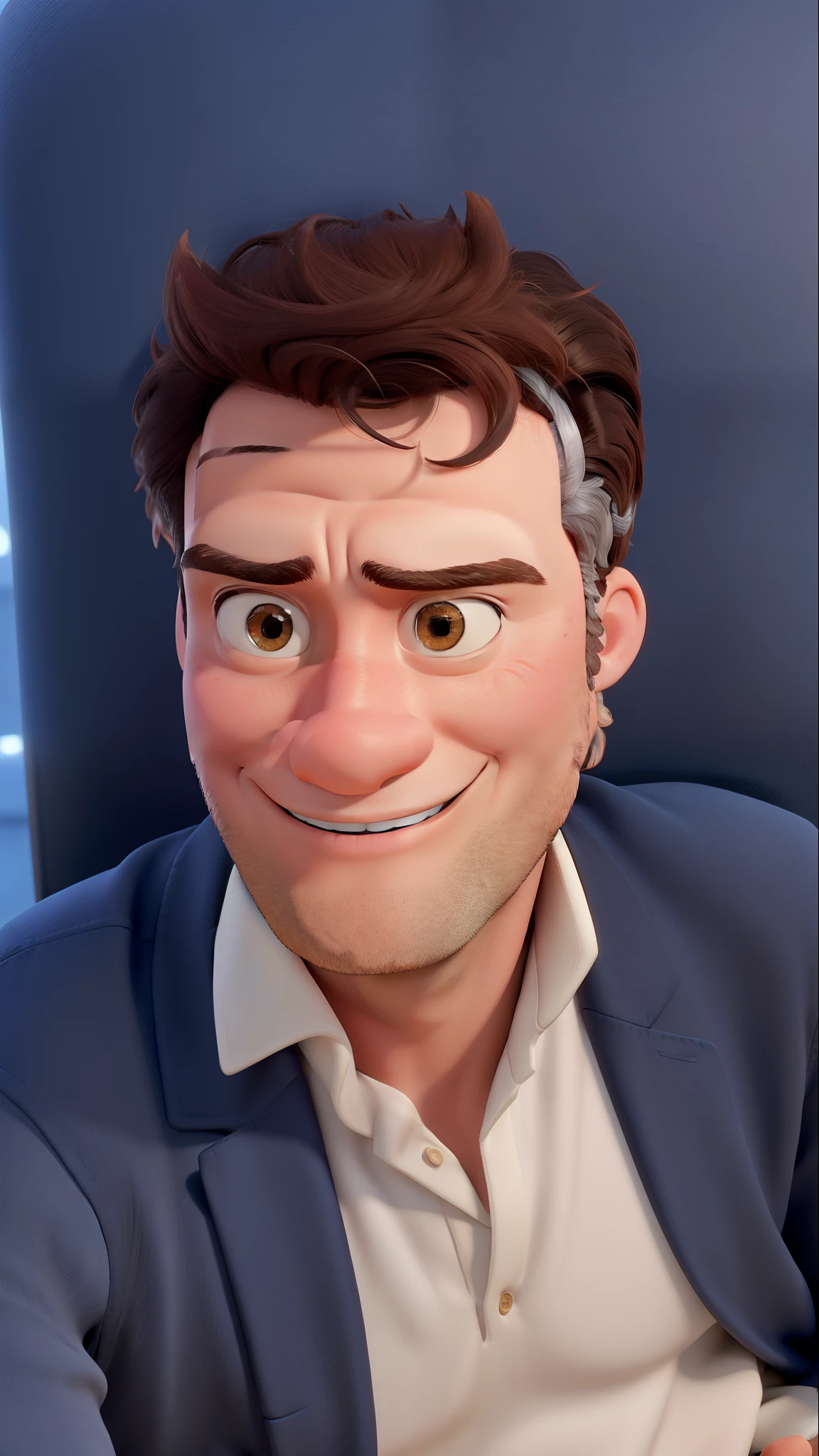 Um homem estilo Disney pixar, alta qualidade, melhor qualidade