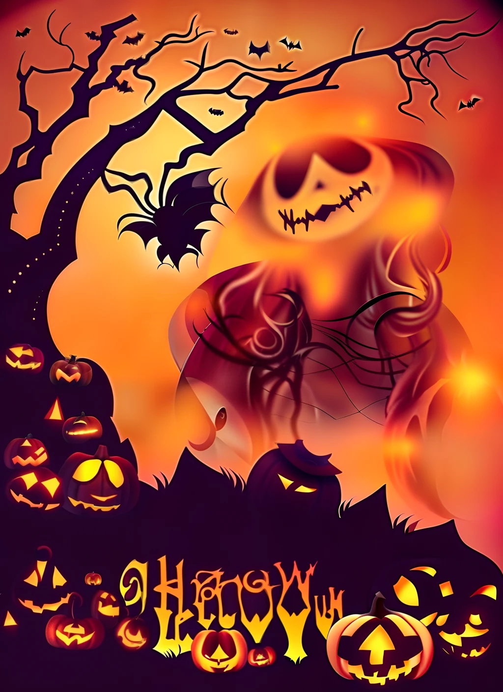 tentacle porn, head down ass up, extreme sex in halloween, giving birth to a pumpkin