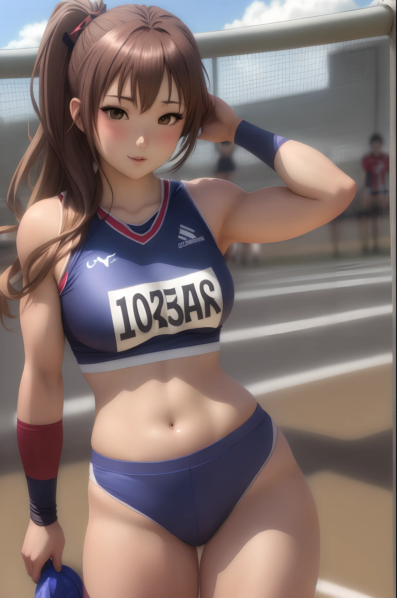 Sexy anime athlete girls