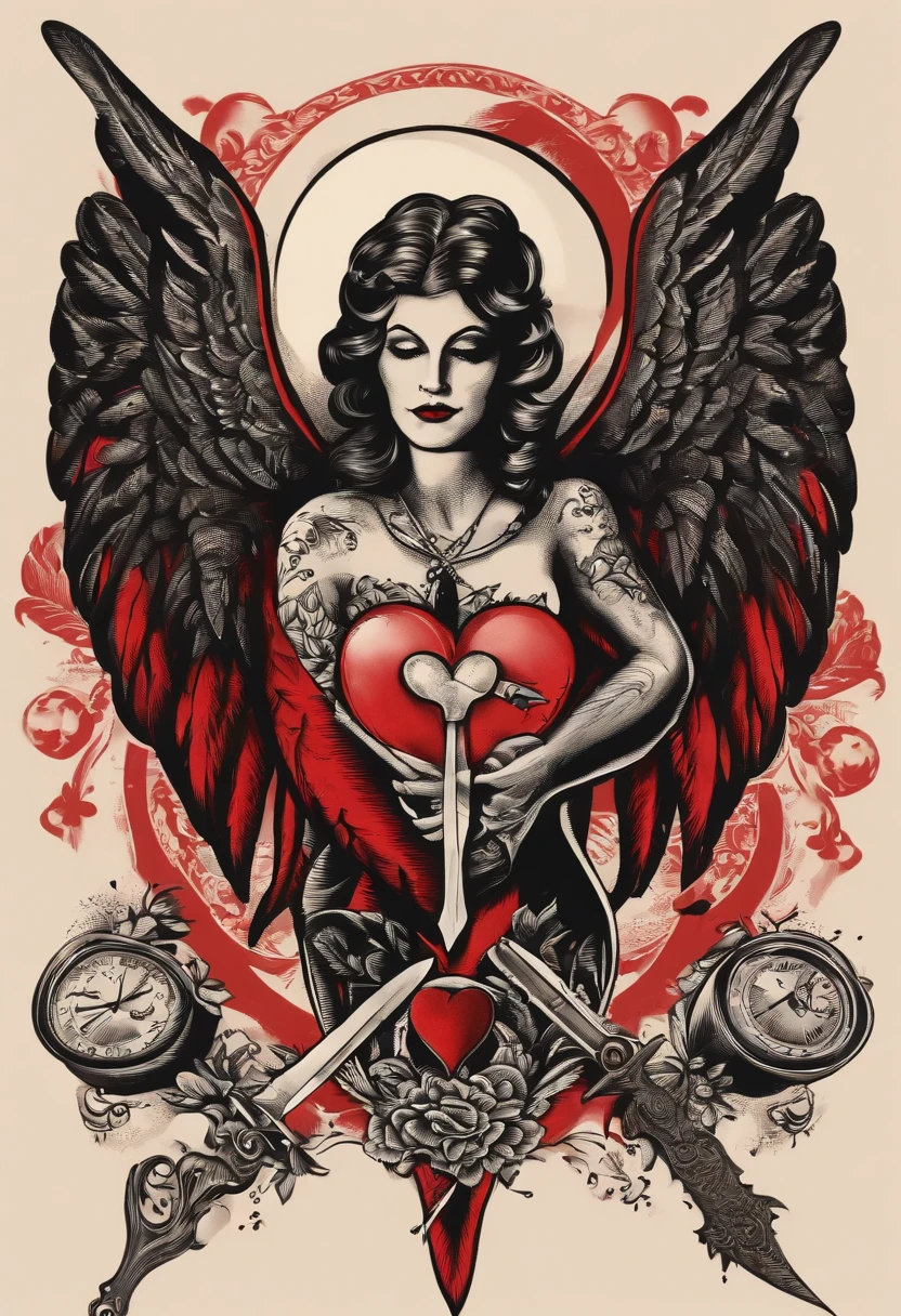 Flyer, angelical beautiful woman, cabaret, rose petals, Mexican decoration, god, angels,
vector flat, gold, black,
Aaron Horkey,
masterpiece, ultra high res, high quality, vectorial art