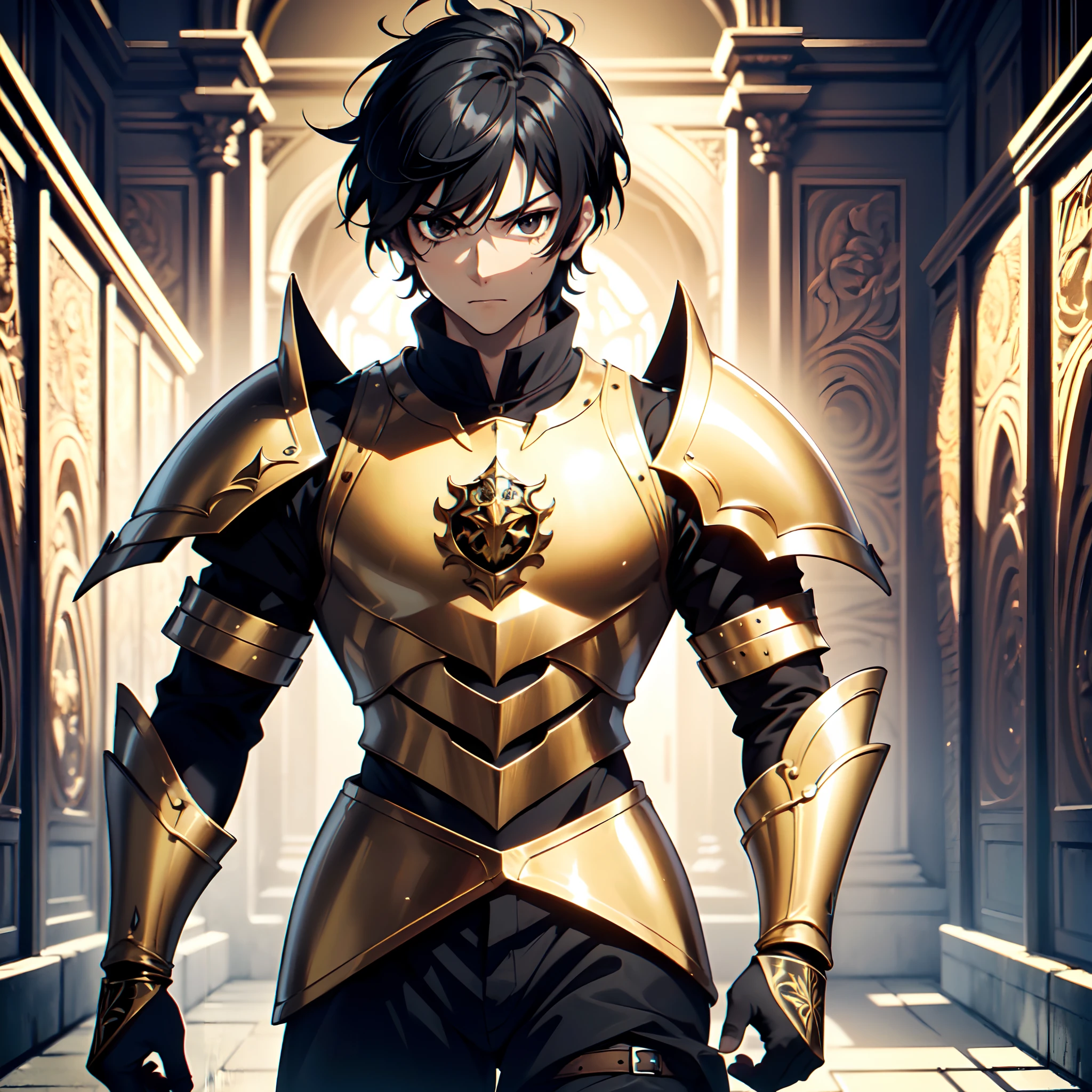 128K Ultra High Definition,
128K Ultra High Quality,
128K Ultra High Resolution,
Best Definition,
Best Quality,
Best Resolution,
Perfectly Detailed,
Perfectly Designed,
Extremely Detailed,
Extremely Designed,
Hyper Detailed,
Hyper Definition,
Hyper Quality,
Hyper Resolution,
Masterpiece,
(((Anime))),
Body Shot,
(((Boy))),
Handsome,
Muscular Body,
(((Black Short Hair))),
(((Black Eyes))),
(((Hyper Detailed & Perfectly Designed With Ultra High Quality Yellow Topaz Warlord Armor))),
(((Inside Of Medieval Royal Palace Background Scenery))),