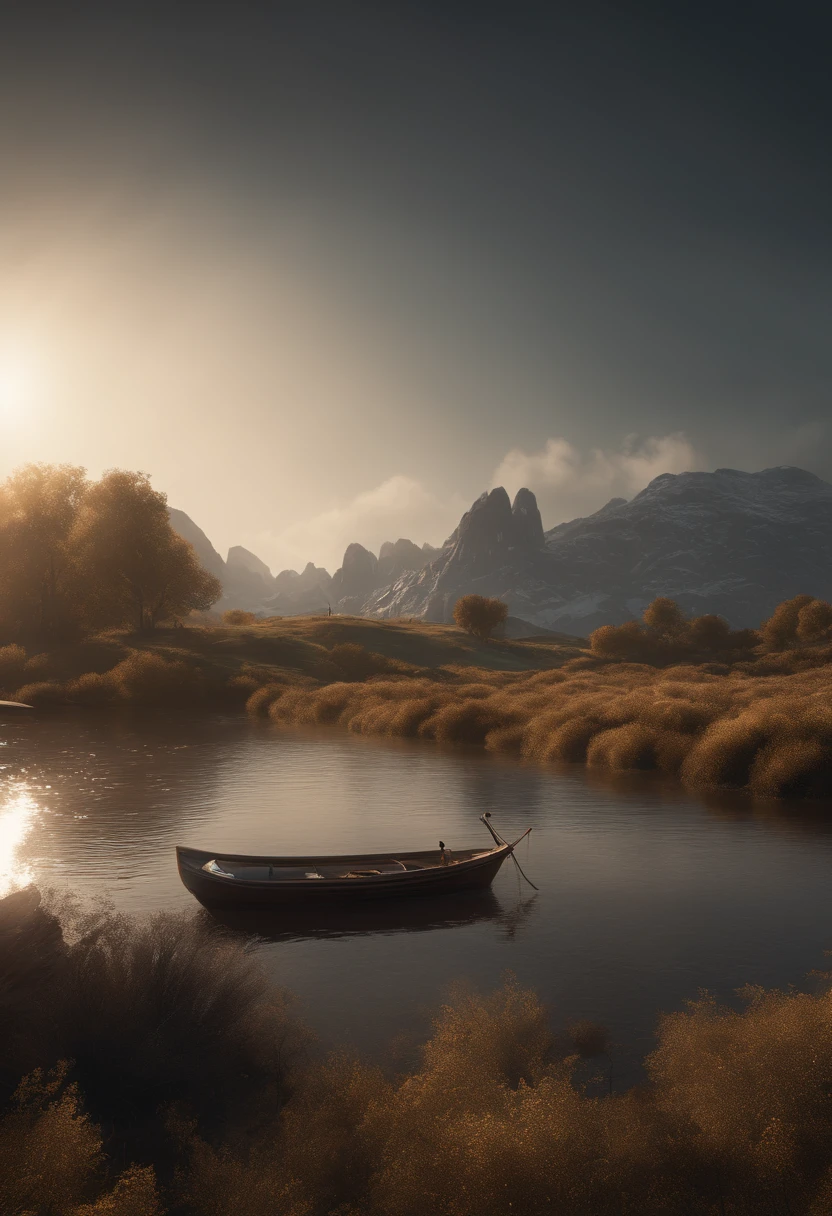 a good photo of (((concept art))) (((old fasion landscape))),8k resoultion,ultra cool,hyper realstic, scifi style,dramatic lighting, atmosphere lighting, hyper detail features, ray tracing, 3D, cinematic lighting, dark shadows, unrealistic Engine 5 rendering, ((center focus)),hyper detail,trending on artstation, 4k,extremely high details, ultra hd, hdr, extremely high details