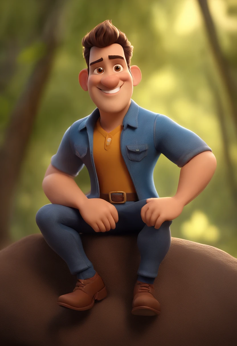 Cartoon character of teo menCaractere estilizado, animation style rendering, 3D estilizado, Arnold Maya render, 3 d render stylized, toon render keyshot, Personagem 3D, Personagem 3D, 3d rendering stylized, 3 d character render, personagem de desenho animado, Personagem de close up, Pose de personagem, (Estilo Pixar) (master part:1.2) (Bokeh) (best quality) (pele detalhada) (textura detalhada) (8k) (argila) (Cinematic lighting) (foco nítido