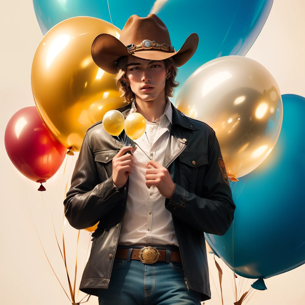 Cowboy Head Balloon