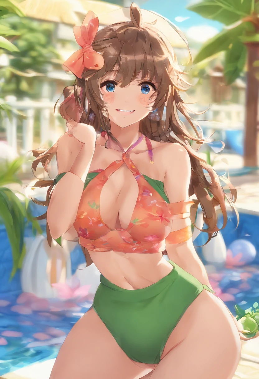 (japanese mature:1.5)、​masterpiece,top-quality,higher rank,(A MILF_femele:1)（Micro Bikini:2.0）NSFW ,（Mini Swimsuit 1.8）(reallistic:1.5)、Revue swimwear、maikurobikini、sexy for、Tempting、Provocative、（Beautie:1.2）celebrities、A MILF、aunty、45 yers old、sexypose、glamor、Bewitching、sexy for、cleavage of the breast、beauty legs、A slender、seductiv、Provocative、(Photorealsitic:1.4)、A smile、outside of house、mare、the beach、sea bathing、Sandy Sexy Pose、Hands on the head、Suspender Bikini、areola is visible、( Only a small amount of areola is visible:1.01)、(micro:1.5).(maikurobikini:1.7)、Eyes meet、(Sexy Bikini:1.5)（Untie the laces of the swimsuit:1.2）