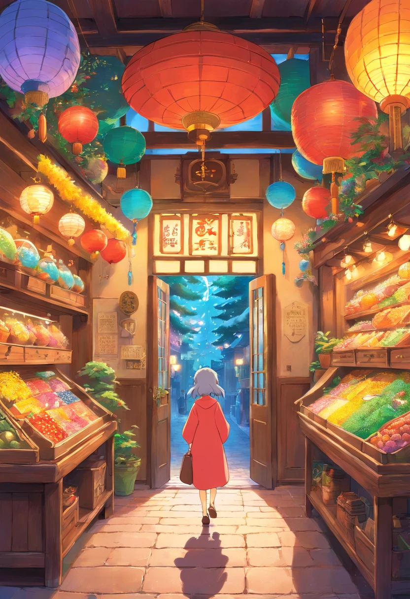 create a colorful new year atmosphere