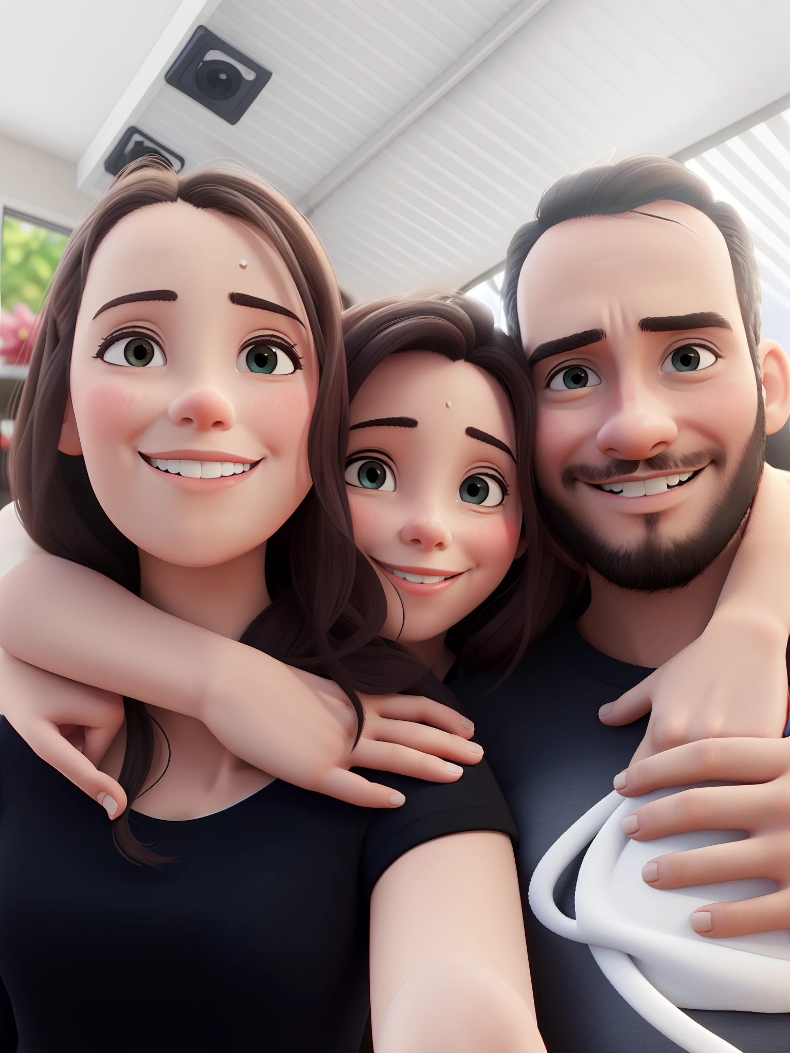 happy family, remover fundo da imagem, pano de fundo linda cidade