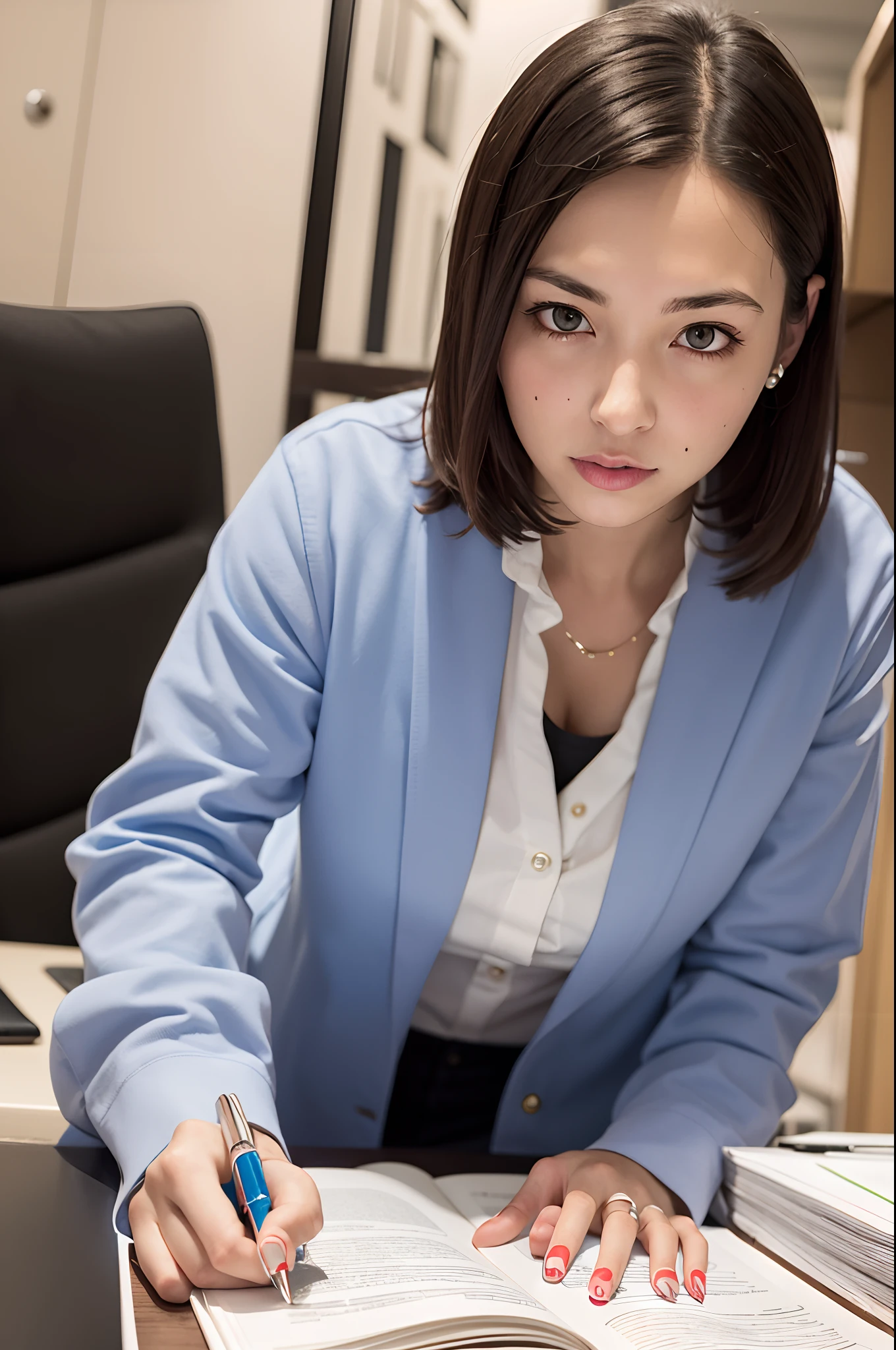8K, RAW portrait (japanese woman),masterpiece、Photoreal:1.2、realistic, ultra high resolution, highest quality, real life photos ,( in the evening :1.1),
((((1 female:1.5))))、((Office lady lifts her skirt to show off her panties at work))、((suit:1.6))、 short hairstyle,slender body,In the company dressing room、
、 ((dark brown eyes:1.2))、(real skin texture:1.3)、(An immersive atmosphere:0.8、chiaroscuro:1.2) 、(look viewer:1.4)、((embarrassed look:1.4))、((red cheeks:1.3))、((from belowの天井:1.2))、(smile:0.7)、((wearing very small silk panties))、((panty shot))、((woman rolling up her skirt))、((from below:1.45))、((close-up of crotch:1.58))、((Photos that highlight panties:1.4))、the most beautiful woman in the world、((spread your legs to the side:1.4))、