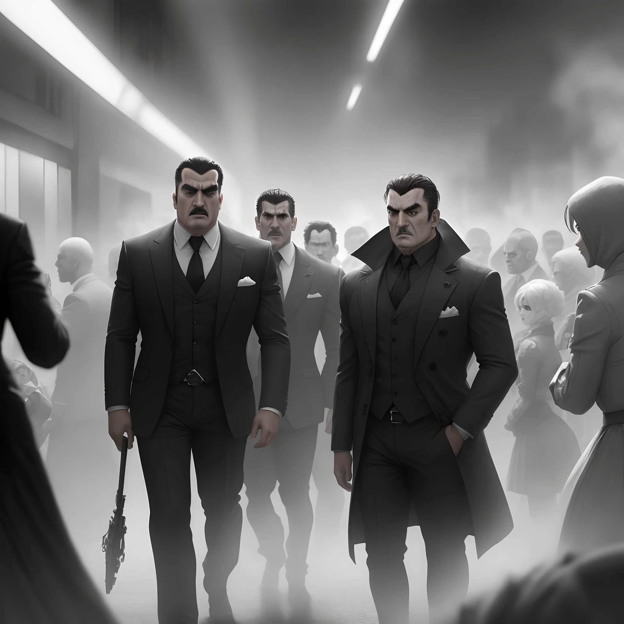 Rough and Smooth ER as characters who are henchmen to a mob boss