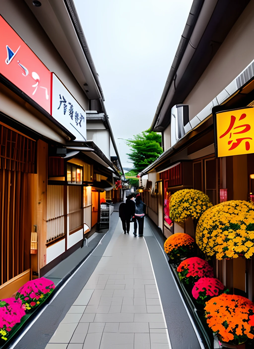 Shopping street of Japan