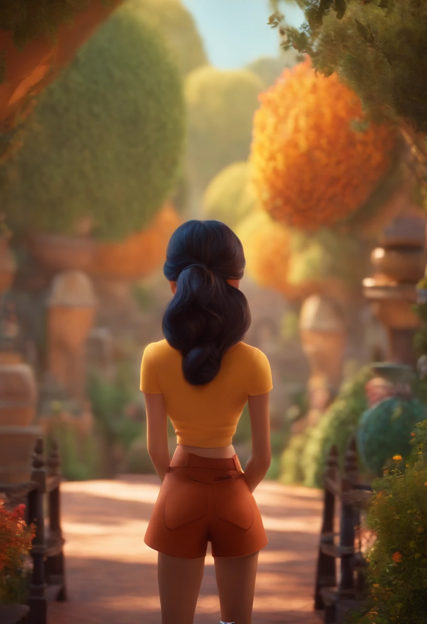 Uma imagem de um ser humano baseado em Disney Pixar.