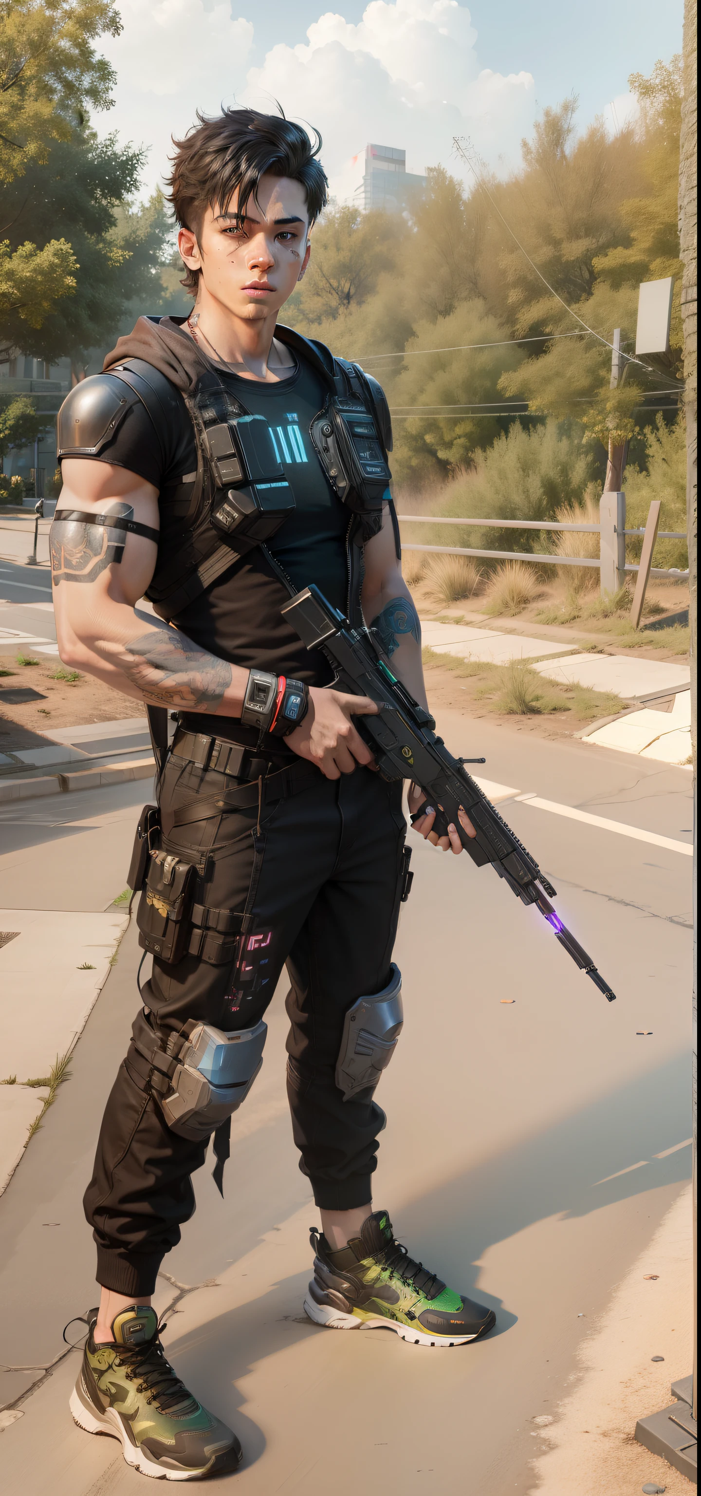 cyberpunk,smartboy,lighting realistic background,8k,u4