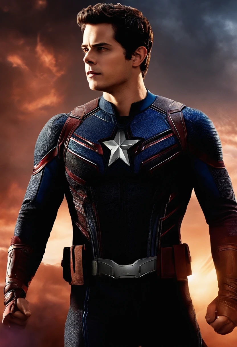 Dylan O'Brien, realistic, superhero, avenger, marvel, 4k, hot, suit
