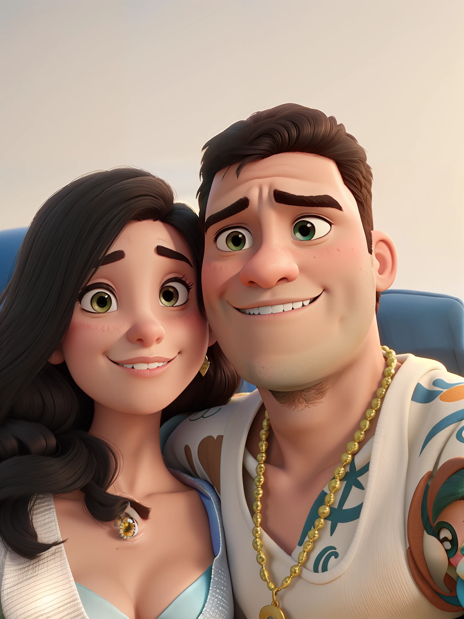 romantic couple, igual aos filmes Disney Pixar