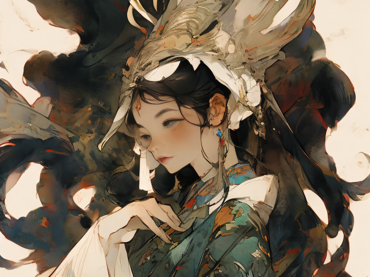4，Continue refining The face should be clear