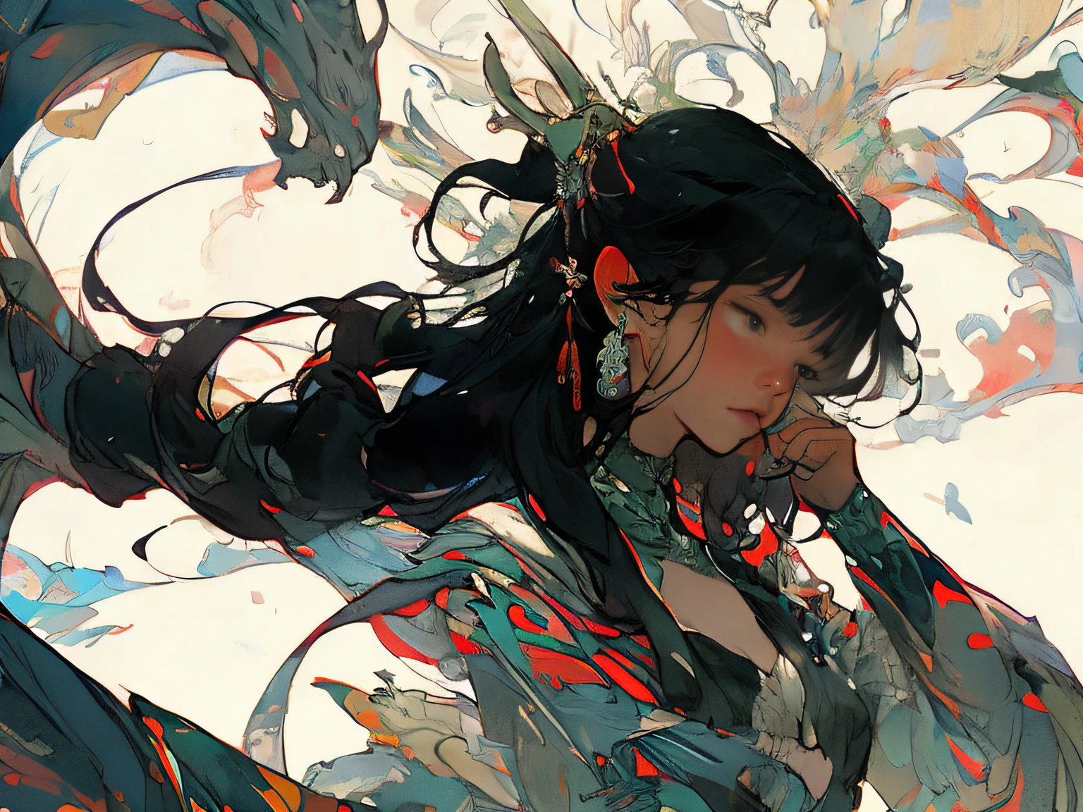 4,Continue refining The face should be clear