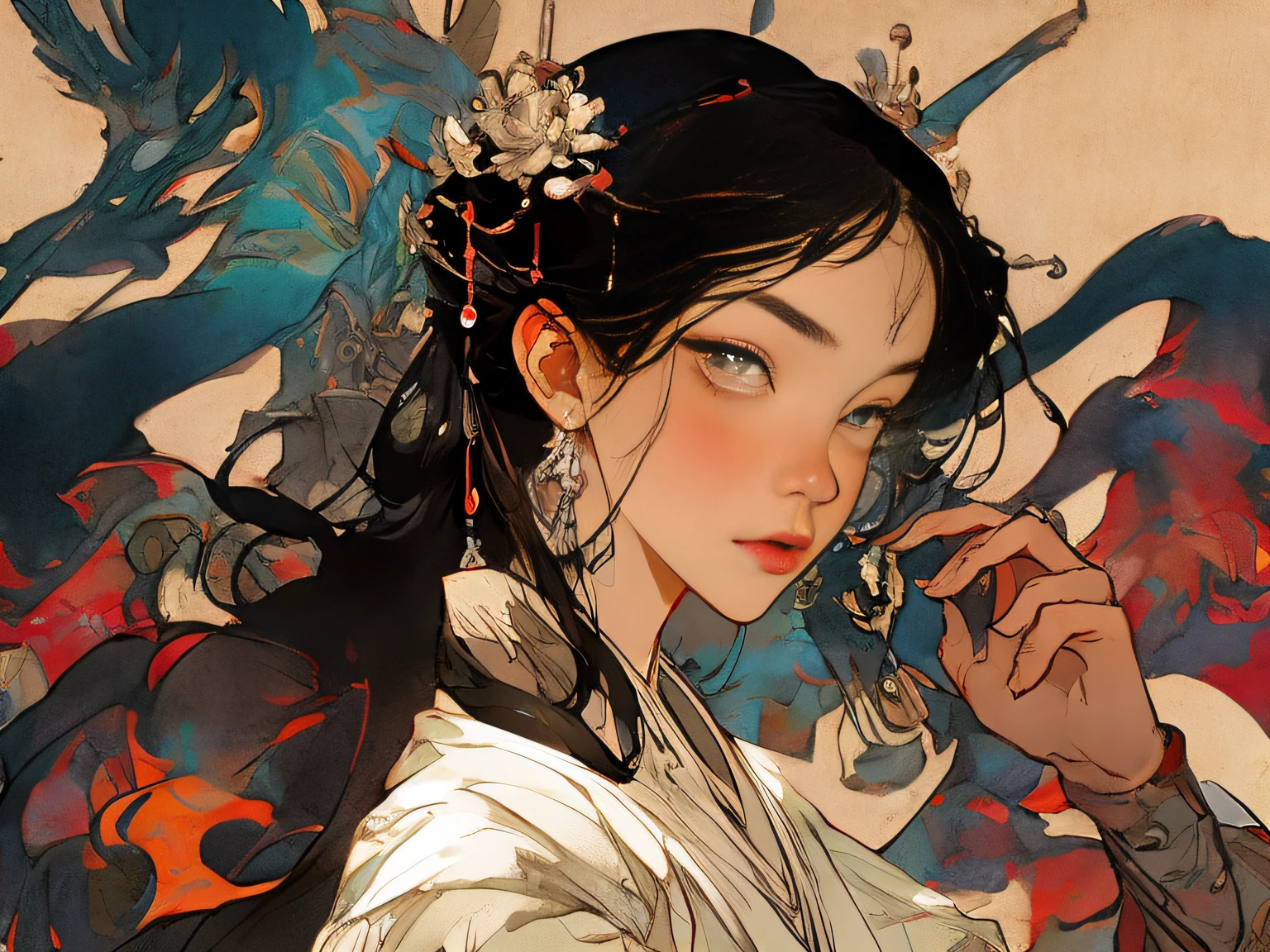 4,Continue refining The face should be clear