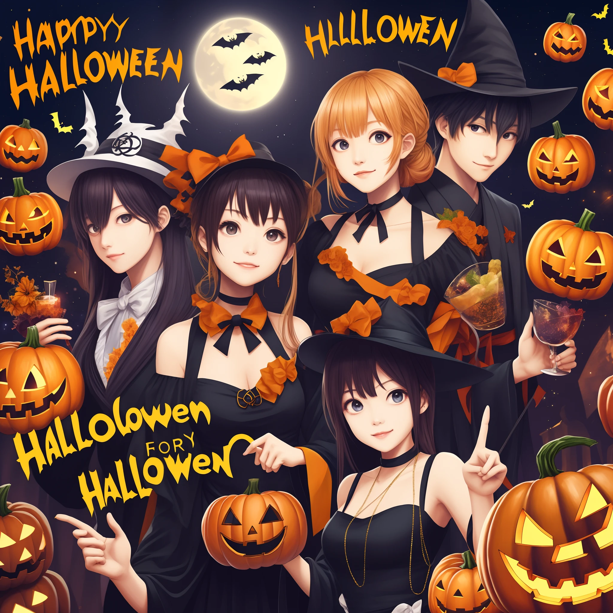 Forbidden Halloween Party、Tokyo closed、jpn、illstration、
