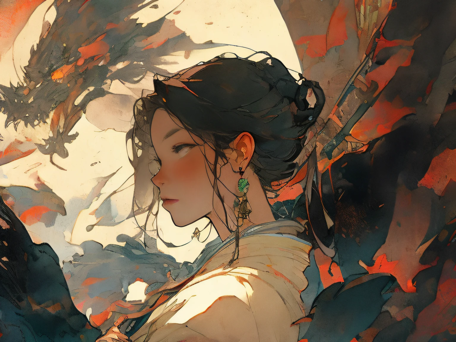 4，Continue refining The face should be clear