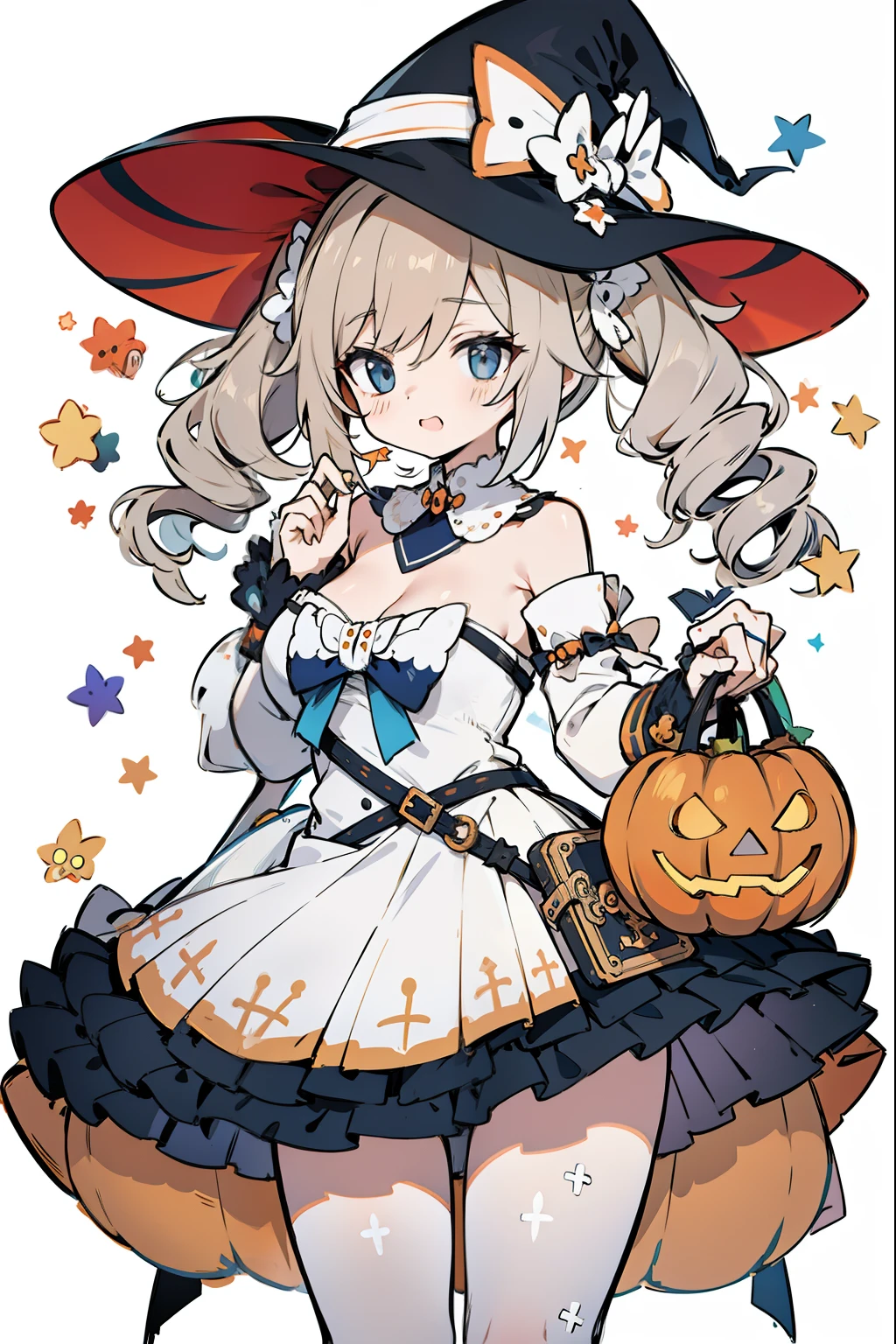 Simple background with Halloween style,adolable