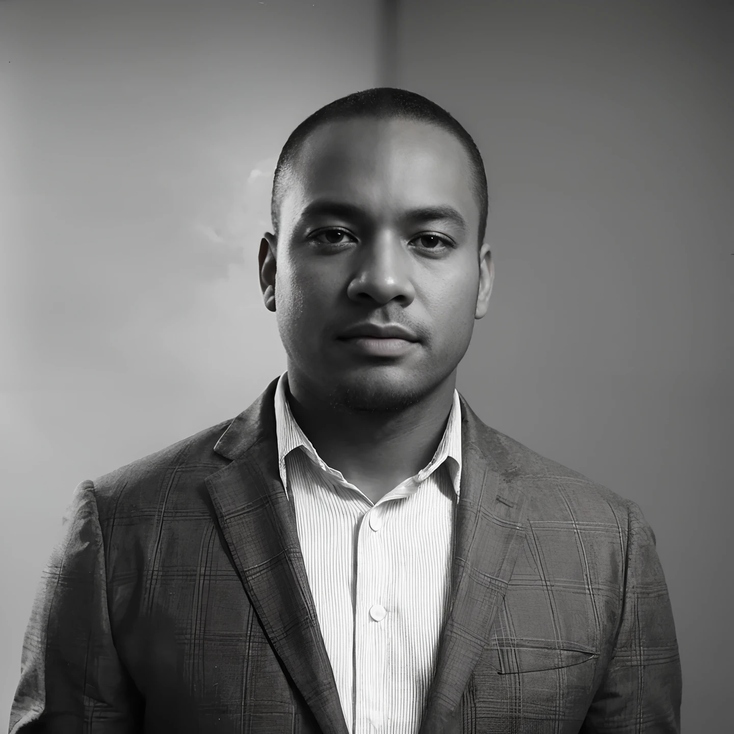 Arafed man in a suit and tie standing in a room - SeaArt AI