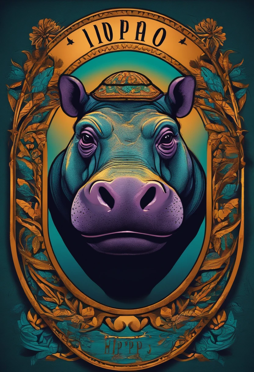 Design do ((logotipo)) do ((hippo))