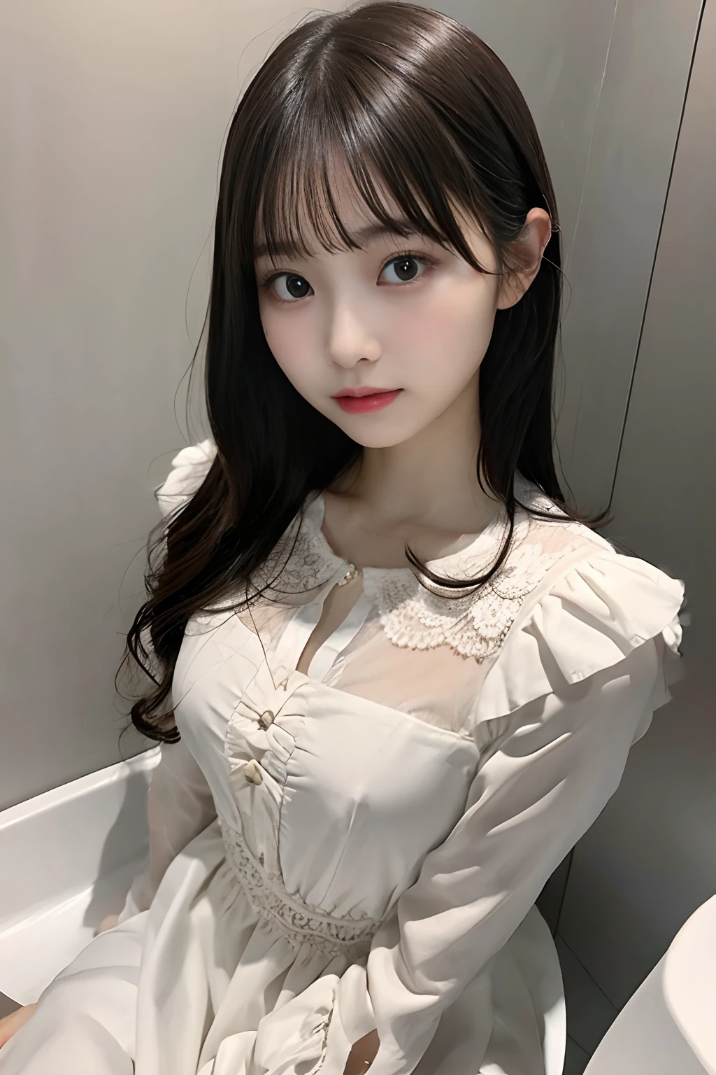 Wearing a neat dress