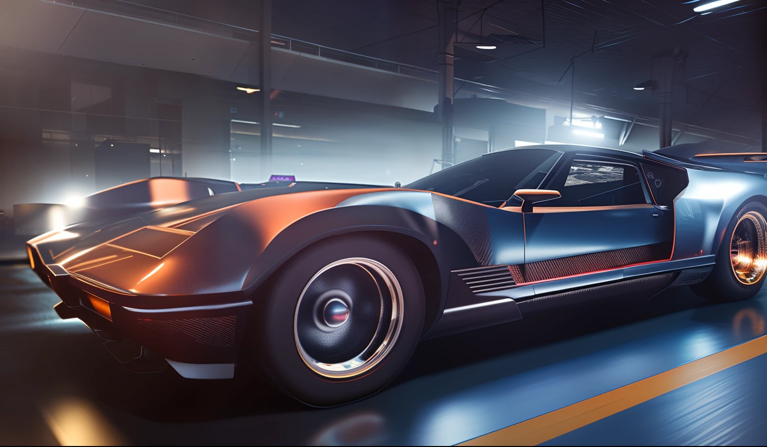 Real photos of a famous old car converted into a state-of-the-art futuristic car while retaining its basic shape, It has a high gloss., Deep and luxurious design. Bulletproof, equipped with weapons. The magnificence of colorful flowers and plants, An organic background that blends seamlessly into its lush surroundings. High-quality and contrasting photos, unreal engine 5, Wide angle of view, Depth of field, Hyper-detail skins, Color Correction, Crazy details, Color Correction, hyper-realism, lifelike (Top  Quality, Masterpiece, 4k, The ultra-detailliert, edgy) focusing, 8K, High definition, It's incredibly detailed and complex.: 1.2) High-quality and contrasting photos, unreal engine 5, wide vision, Depth of field, Super delicate skin , Color Correction, stunning detail, Color Correction, hyperrealism, Real Live (Highest Quality, Masterpiece, 4k, Ultra-detailed, Sharp focus, 8K, High definition, incredibly detailed, Complex: 1.2)