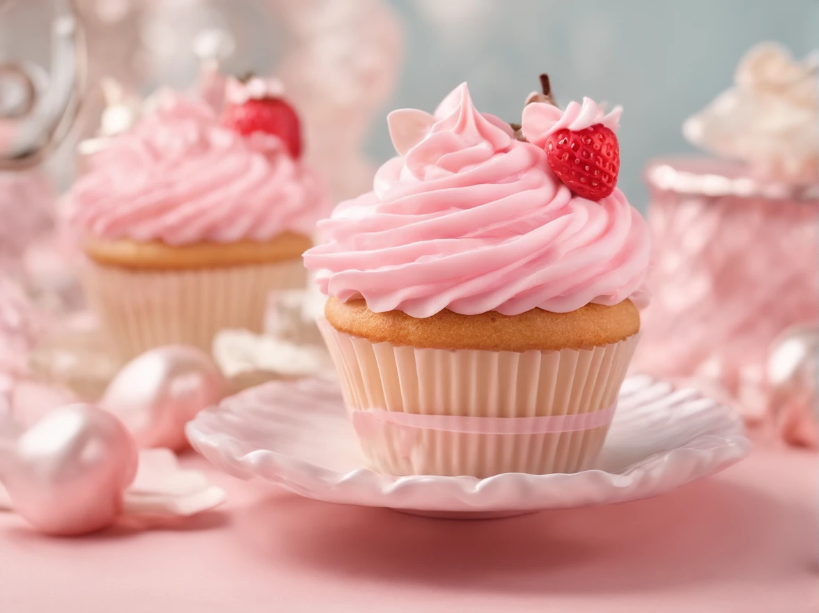 (highres,ultra-detailed),(realistic:1.37) A cupcake with a pink cream tube next to it, a gelatinous texture, a combination of 🎀 🗡 🍓 ❤🔥🍄🌪, 💋 💄 👠 👗. The cupcake has intricate details, with vibrant colors and sharp focus. The pink cream tube has a glossy and smooth appearance, resembling jelly. The cupcake is decorated with a mixture of cute elements, such as bows, swords, strawberries, hearts, fire, mushrooms, and whirlwinds. It exudes a sense of playfulness and whimsy. The scene is enhanced by the presence of a woman wearing red lipstick, high heels, and a fashionable dress, adding a touch of elegance and femininity. The overall color scheme is dominated by pastel pink tones, creating a dreamy and romantic atmosphere. The lighting is soft and diffused, casting a gentle glow on the cupcake and its surroundings.



U