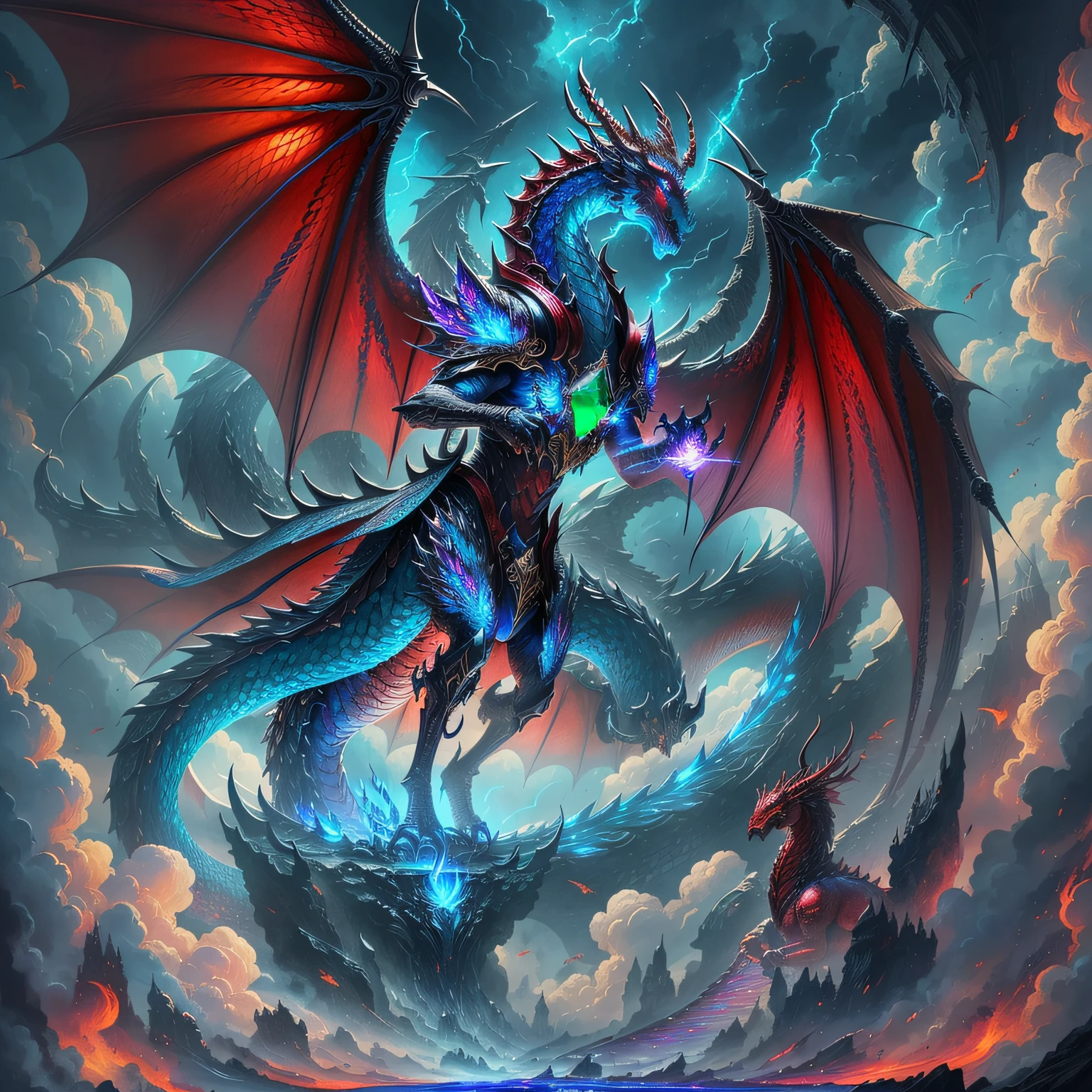 there is a dragon that is fighting a dragon in a stadium, slifer the sky dragon, gelbooru anime image, dialga the pokémon, safebooru anime image, dragon in dragon lair, pokemon military drill, pteranadon styling, a baddass dragon, colossal dragon in background, pokemon fighting at world war 2, dra the dragon