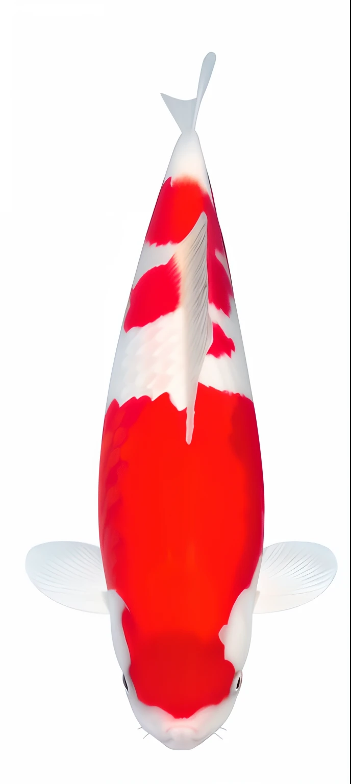 A red and white koi,k hd