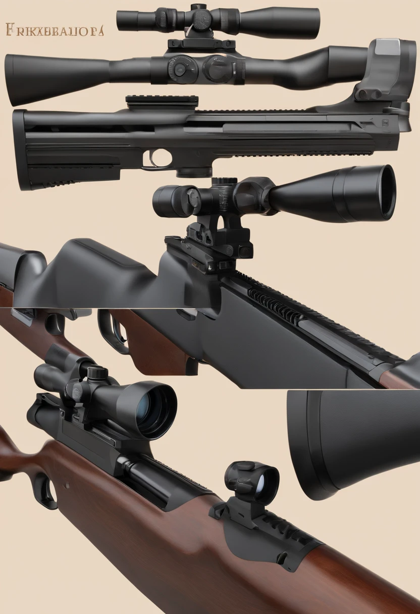 Help me make a rendering of the gun aiming,Used on sniper rifles