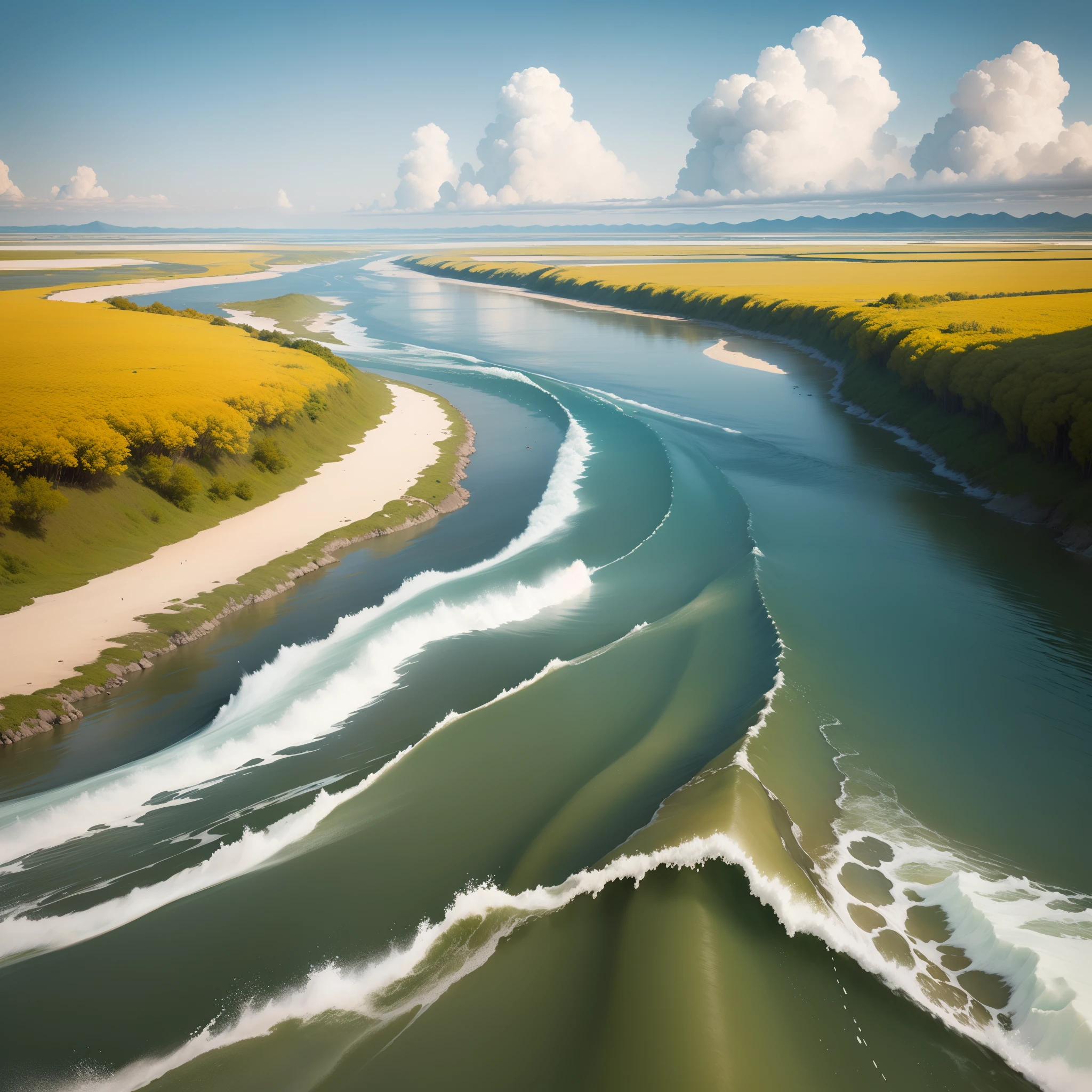 The waters of the Yellow River come up in the sky and rush to the sea and never return