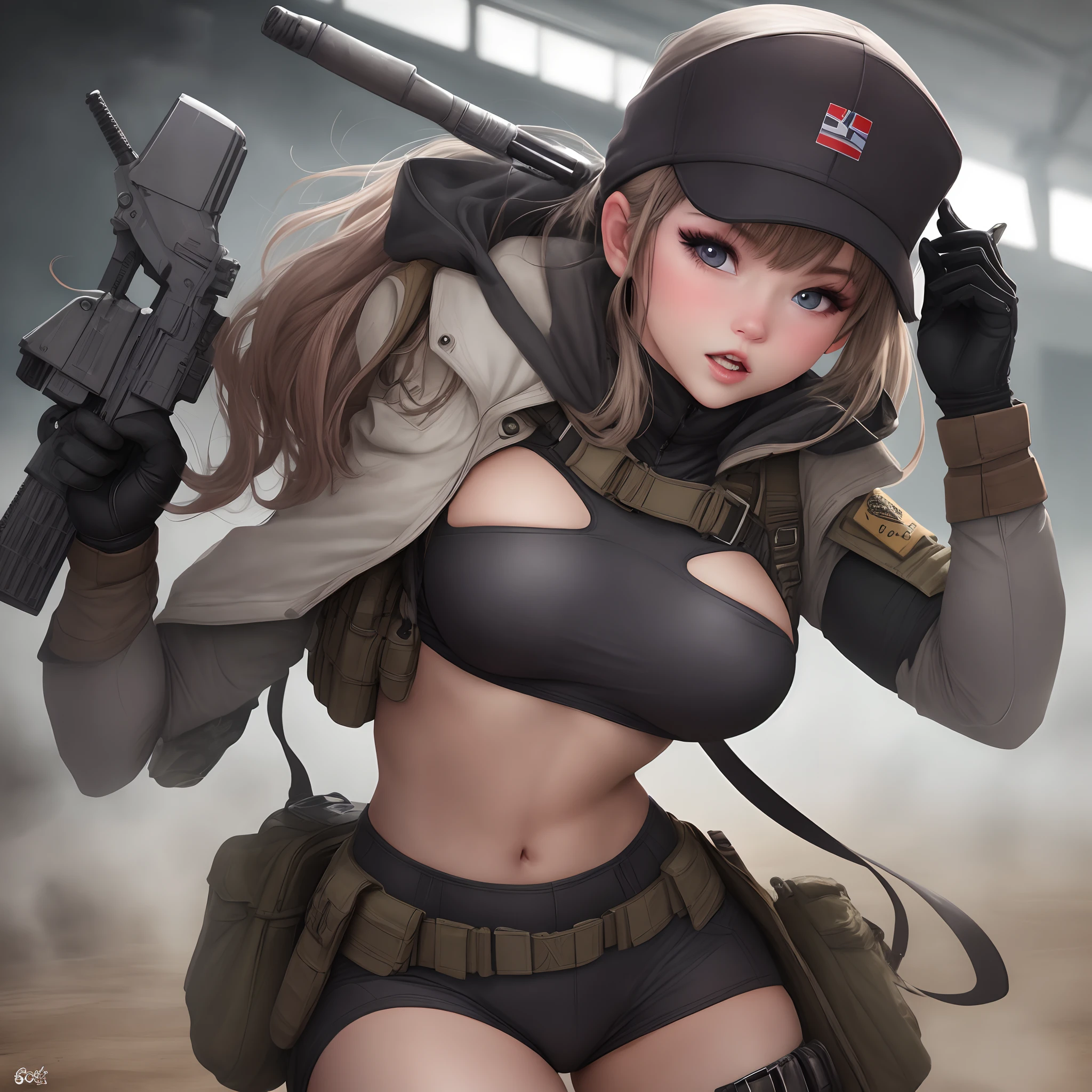 Combat babe