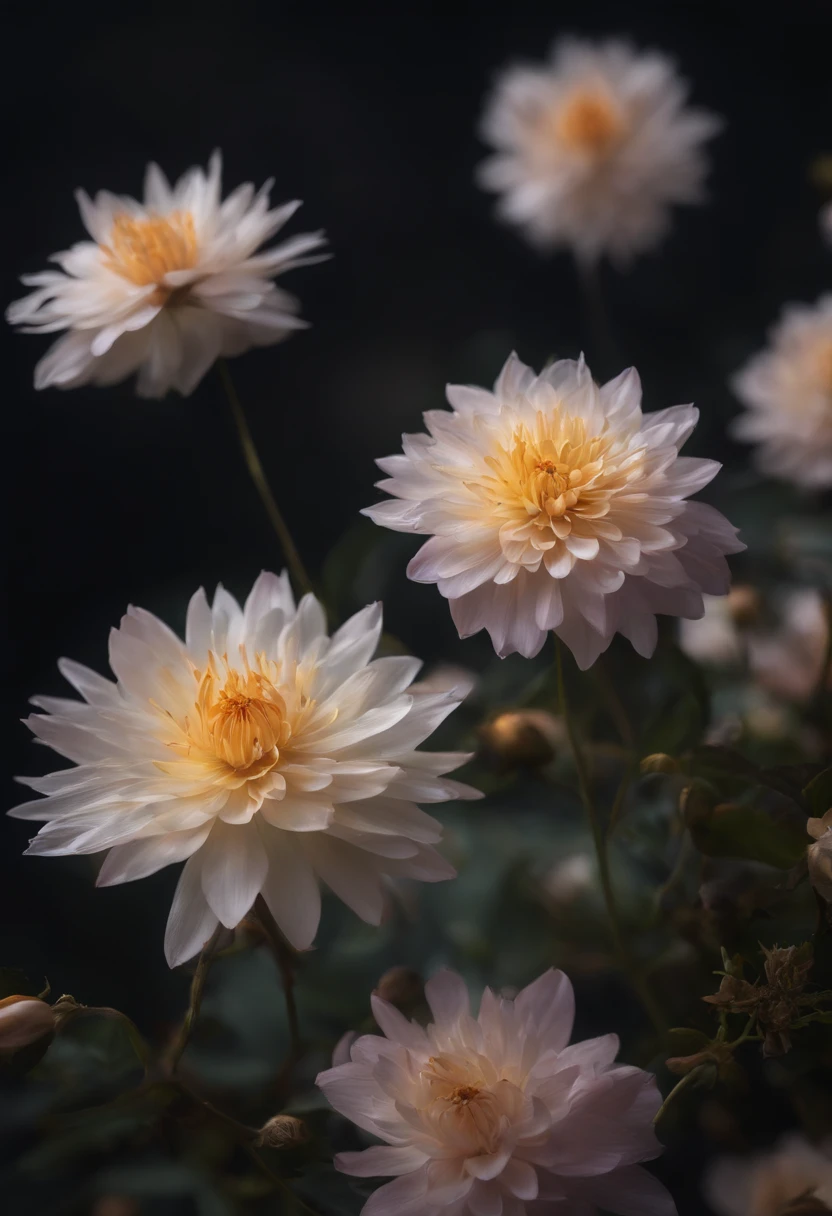 See a glimmer of light in space,Then there was an explosion,The last flower is ashes