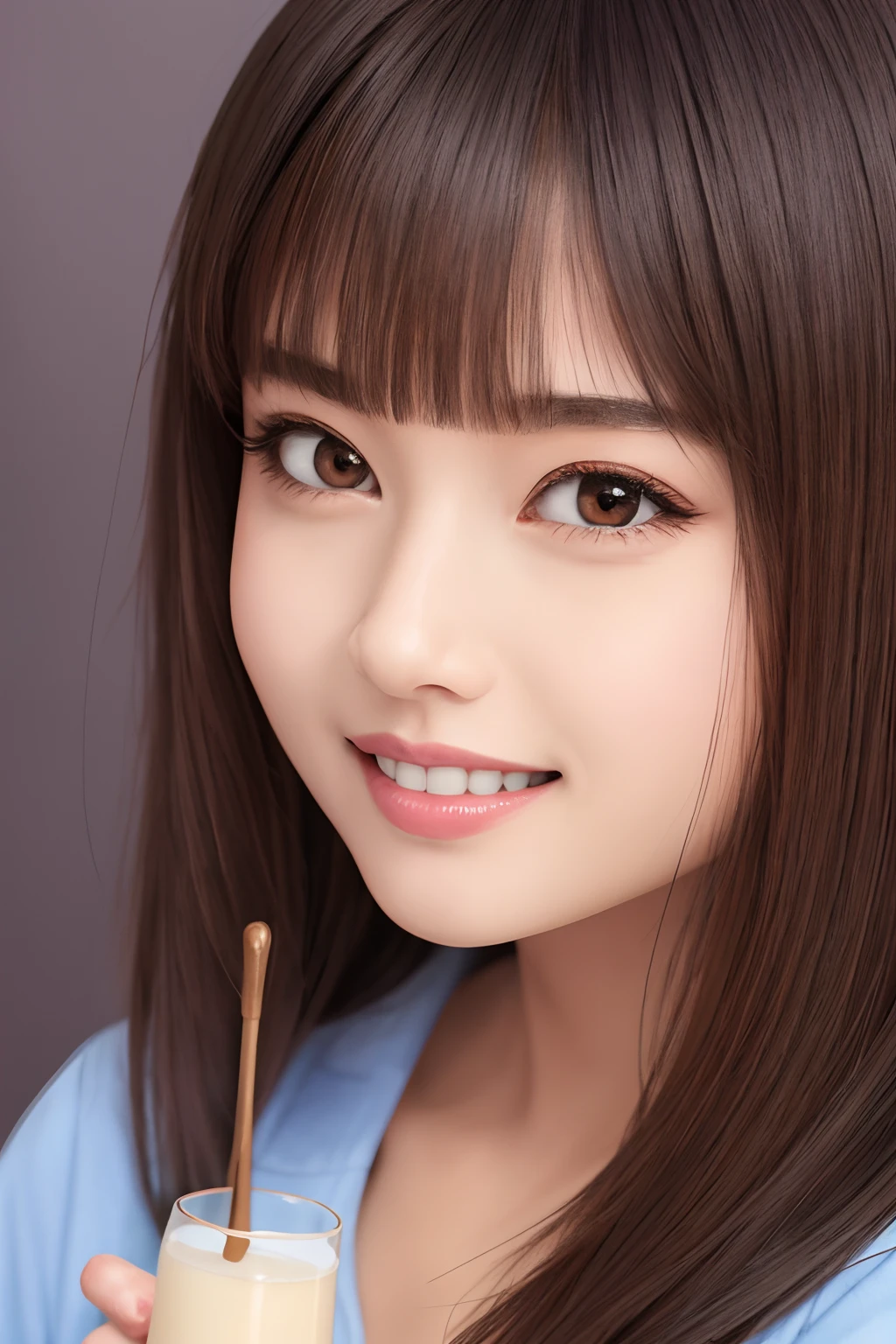 1girl, crowd street, natural light, top quality, masterpiece, illustration, very delicate and beautiful, very detailed, CG, unity, 8k wallpaper, amazing, detailed, masterpiece, top quality, official art, very Detailed CG unity 8k wallpaper, ridiculous, incredibly ridiculous, huge file size, super detailed, high resolution, highly detailed, beautiful detailed girls, highly detailed eyes and faces, beautiful detailed eyes, (RAW photo, best quality), (realistic, photorealistic: 1.3), light on face, full body, full body shot, black jacket, ((triangular face)), (light brown hair: 1), long hair, (big governor's eyes), ((puffy eyes)), (( (small breasts))), ((delusion milk)), (K-POP idol), (Aegyo monkey), bangs, ((wall background) )), blank wall, skinny, ((posing)), (smiling), happy, looking at viewer, facing front