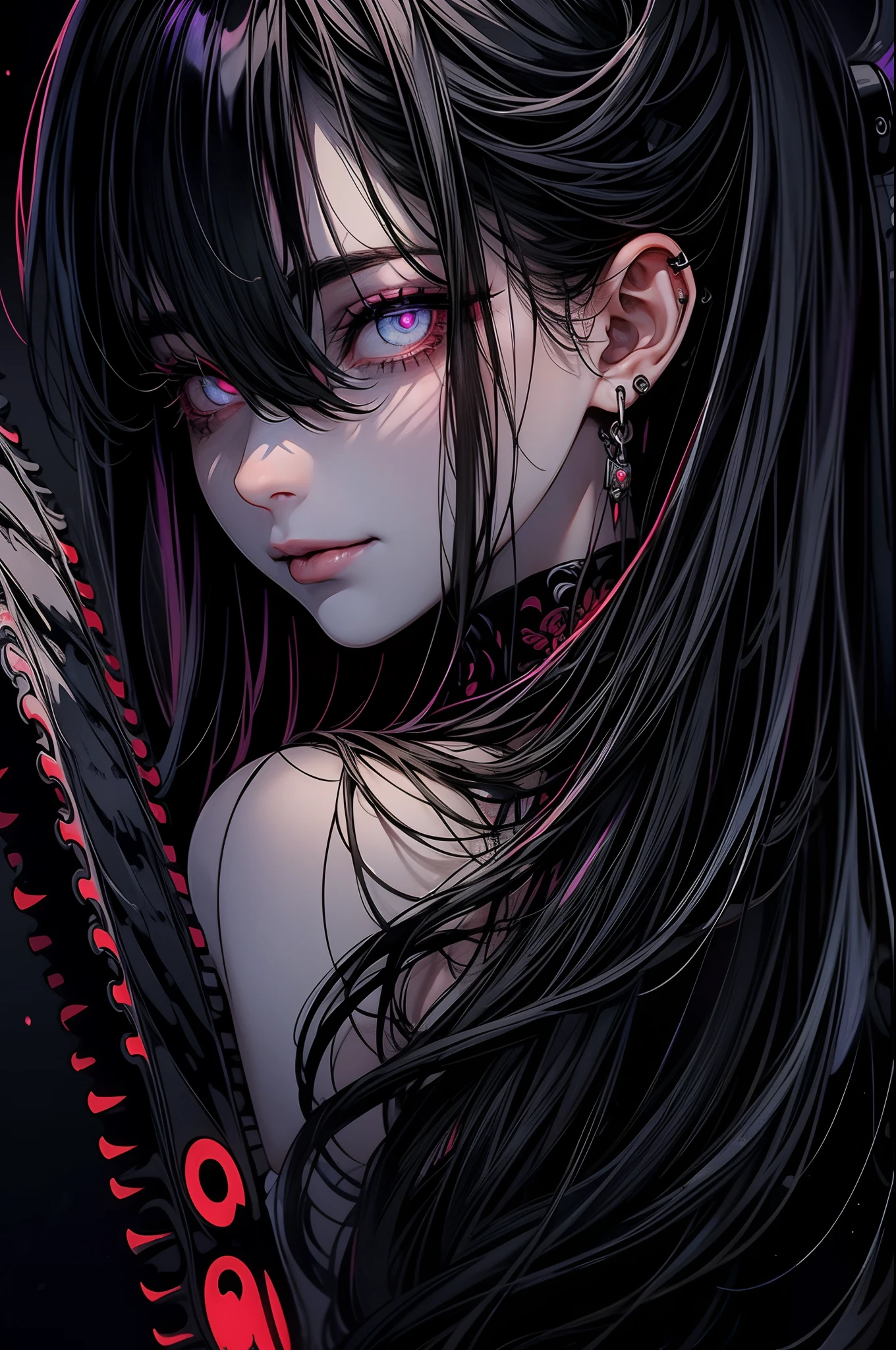 Vampire girl Shalltear Bloodfallen: Overlord anime, best quality, masterpiece, (realistic:1.2), Front, detailed face, (((masterpiece))), (((best quality))),(((extremely detailed))), illustration, mysterious,