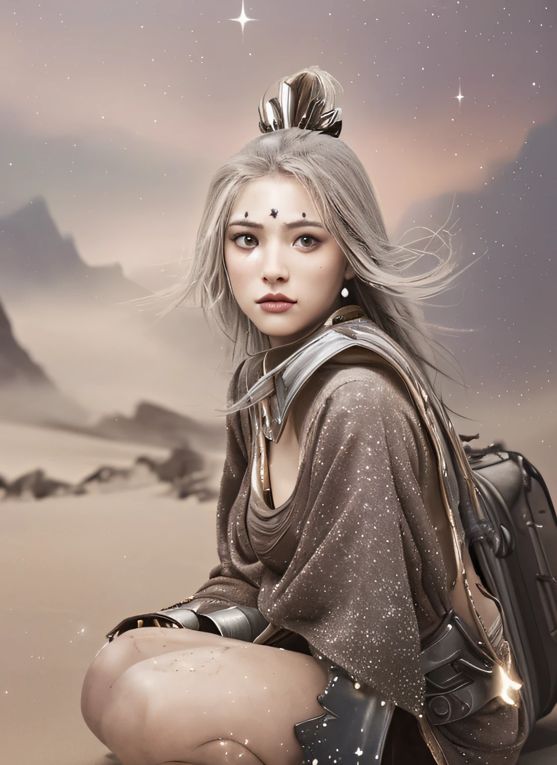 Travel through the stars,The most beautiful female warrior