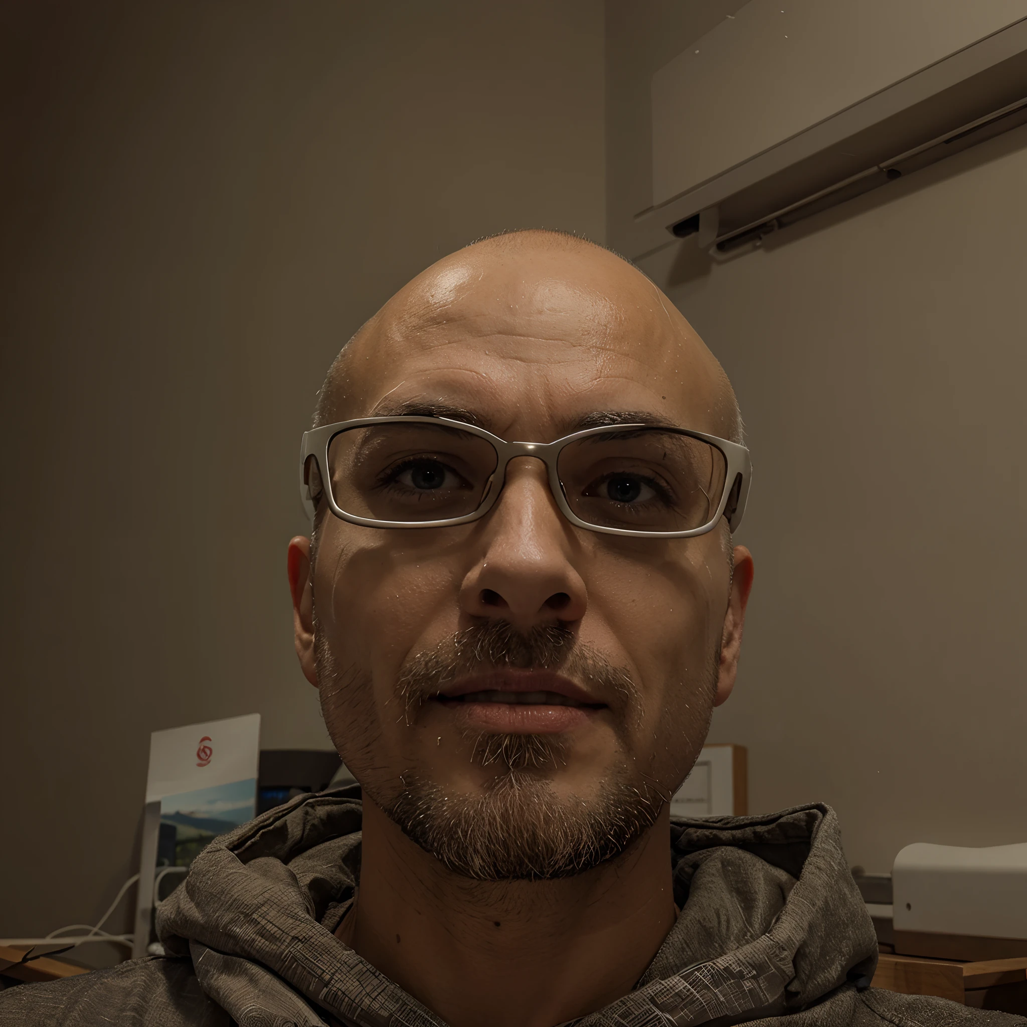 Bald man