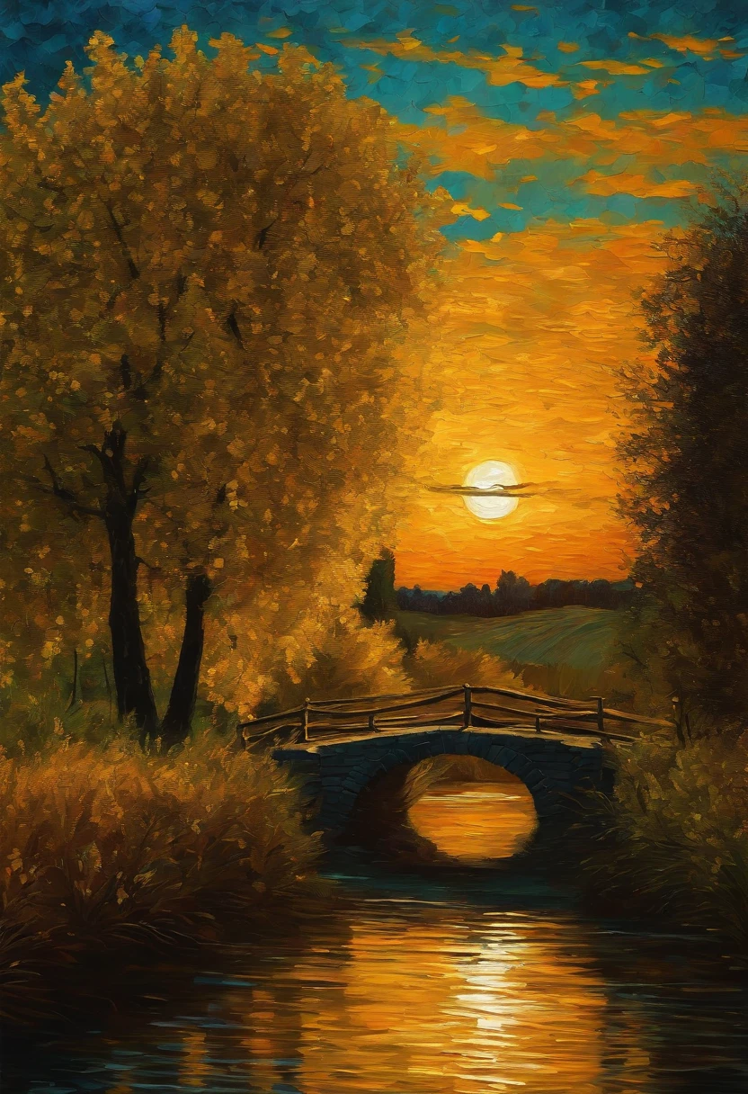 Make a version of van gogh girrasois with good quality, estilo noite estrelada de van gogh